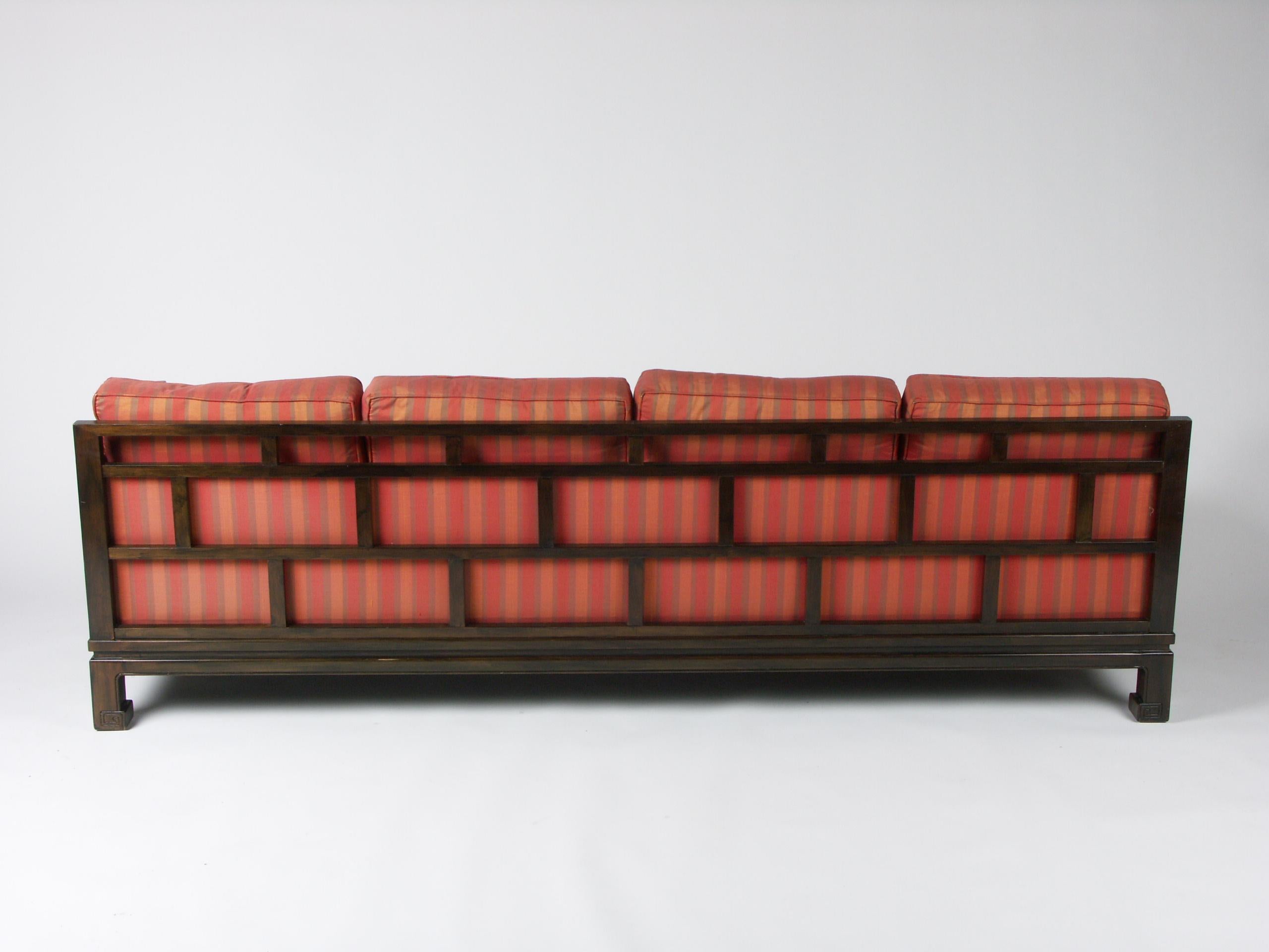 Michael Taylor Sofa pour Baker Furniture Co. - Far East Collection - vers 1950 en vente 13