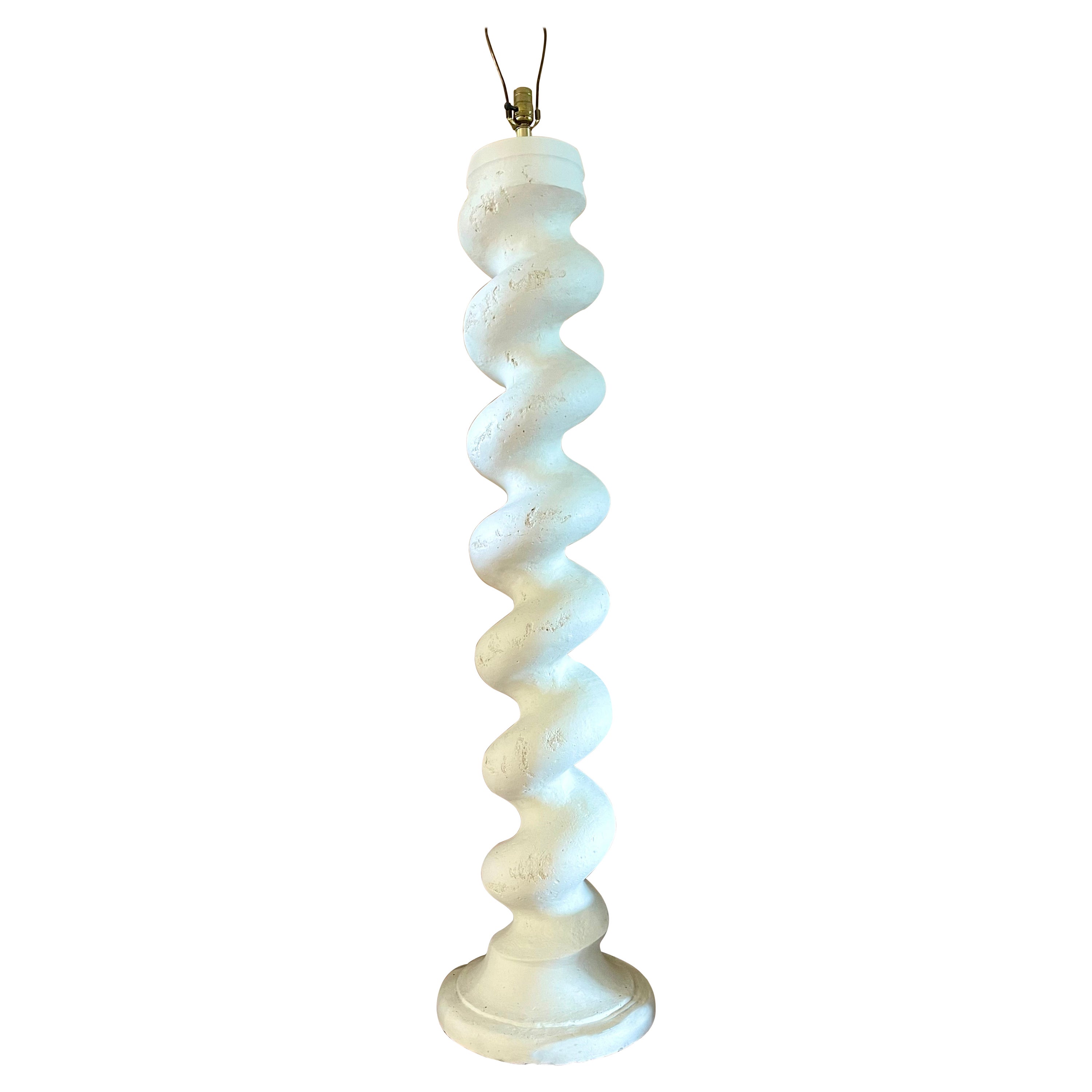 Michael Taylor Spiral Floor Lamp, USA 1980s