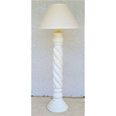 Michael Taylor Style Architectural Spiral Floor Lamp