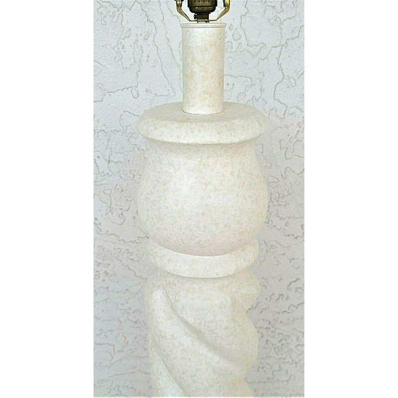 Art Deco Michael Taylor Style Architectural Spiral Floor Lamp For Sale