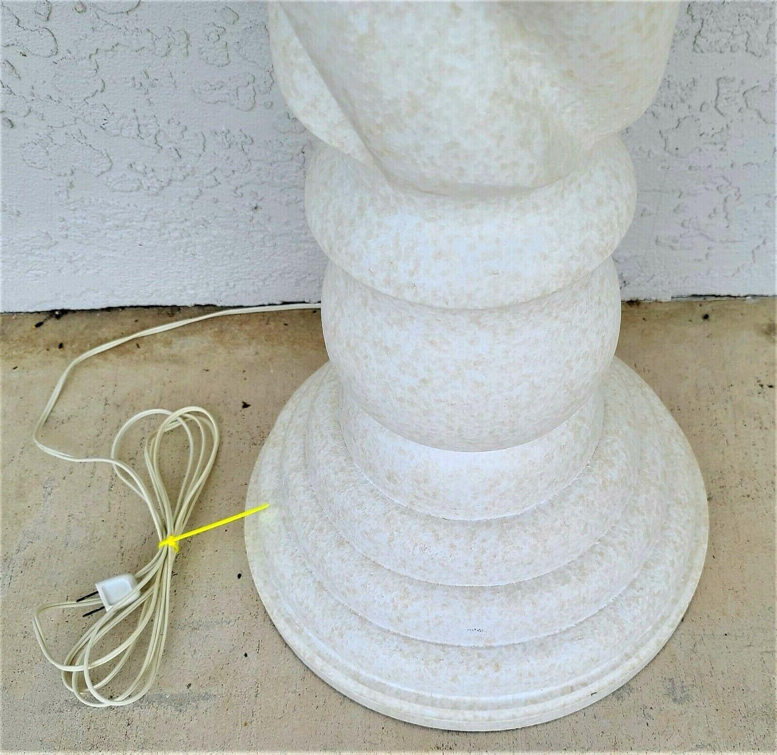 Late 20th Century Michael Taylor Style Architectural Spiral Floor Lamp For Sale