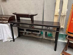 Michael Taylor style Chinese altar elmwood console