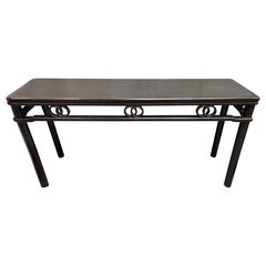 Michael Taylor style Chinese altar elmwood console