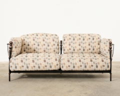 Michael Taylor Design Montecito Bronzed Garden Sofa Settee