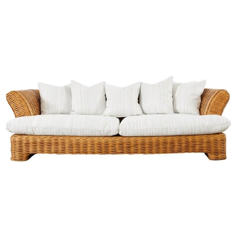 Michael Taylor Style Organic Modern Rattan 4 Piece Set-Custom Listing In Good Condition In Rio Vista, CA