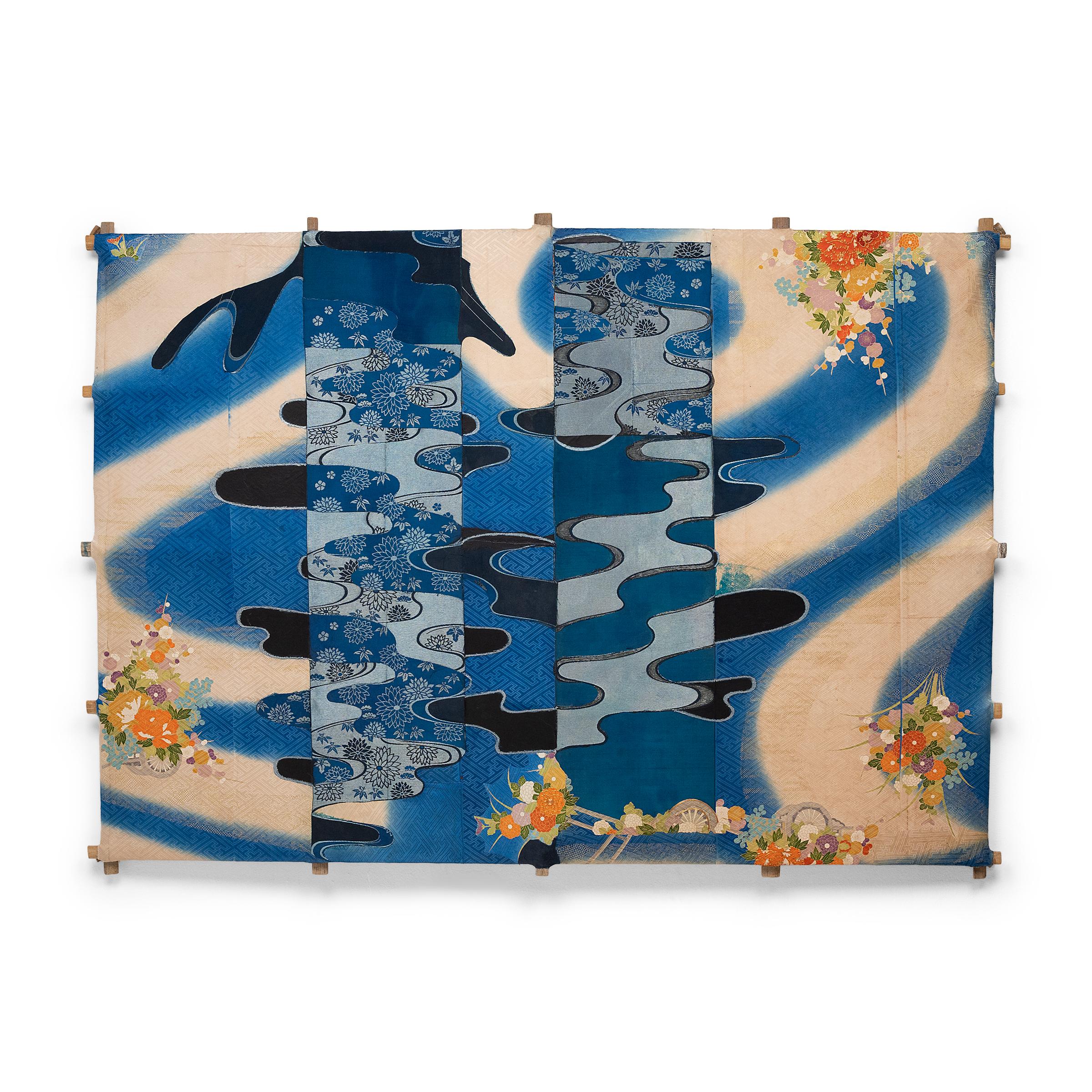"Eb & Flo, " Mixed Media Collage