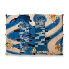"Eb & Flo, " Mixed Media Collage