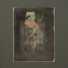 "Repose, " Mixed Media Collage