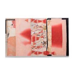 "Studio in rosso", tecnica mista su tela