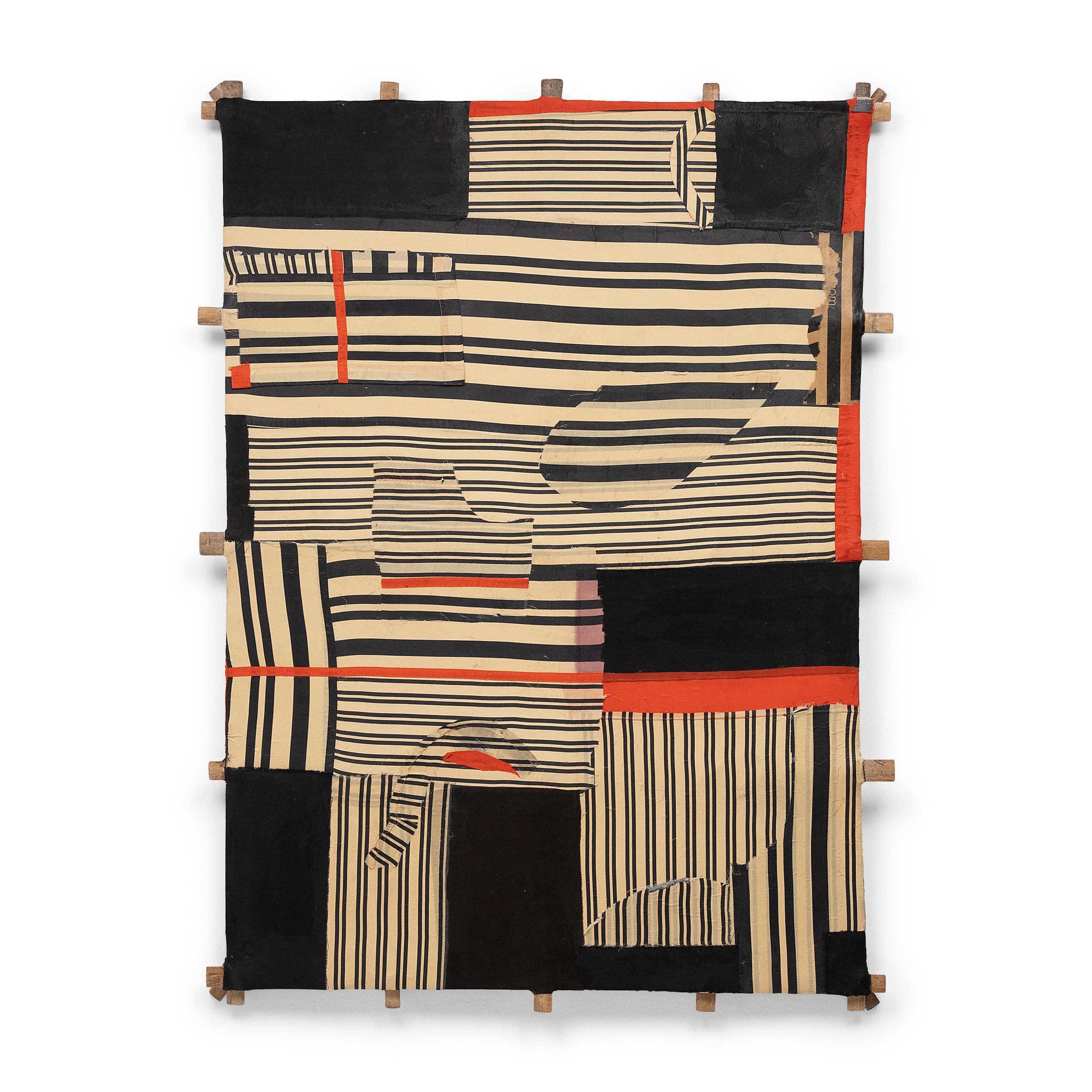 "Study in Stripes, " Mixed Media Collage - Art by Michael Thompson Photographer
