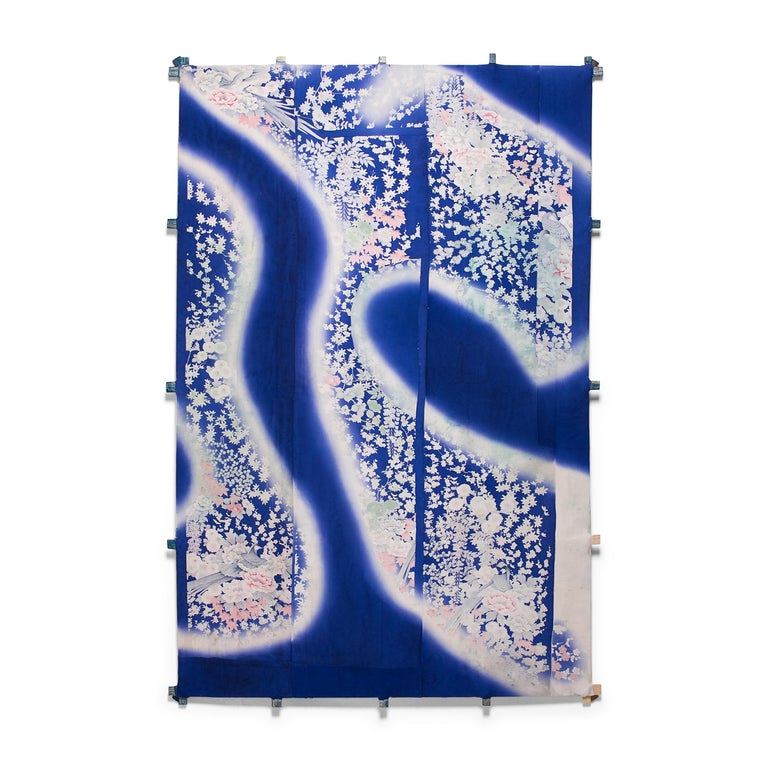 Abstraction in Cobalt - Painting by Michael Thompson Photographer