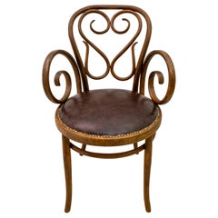 Michael Thonet Art Nouveau Austria Coffee Chair Nr.4 for Thonet, 1890s