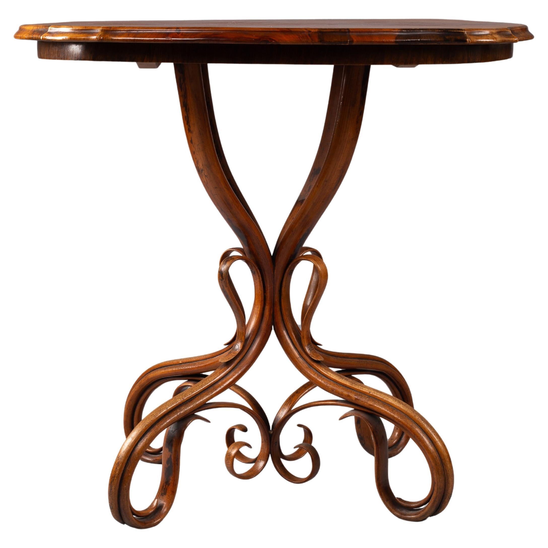 Michael Thonet, bentwood 19th century side table No. 1, Austria
