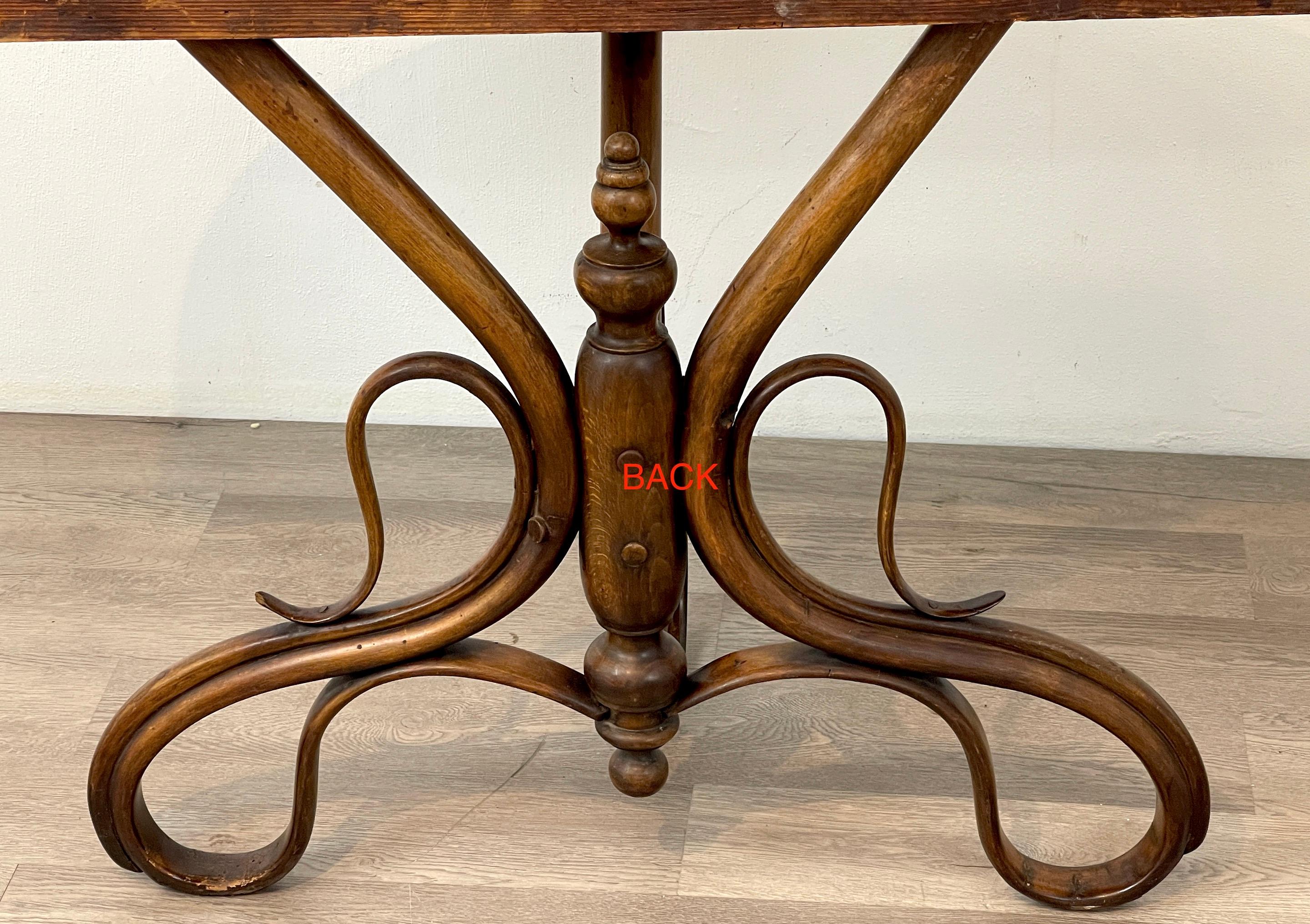 Michael Thonet Bentwood Console Table In Good Condition In West Palm Beach, FL
