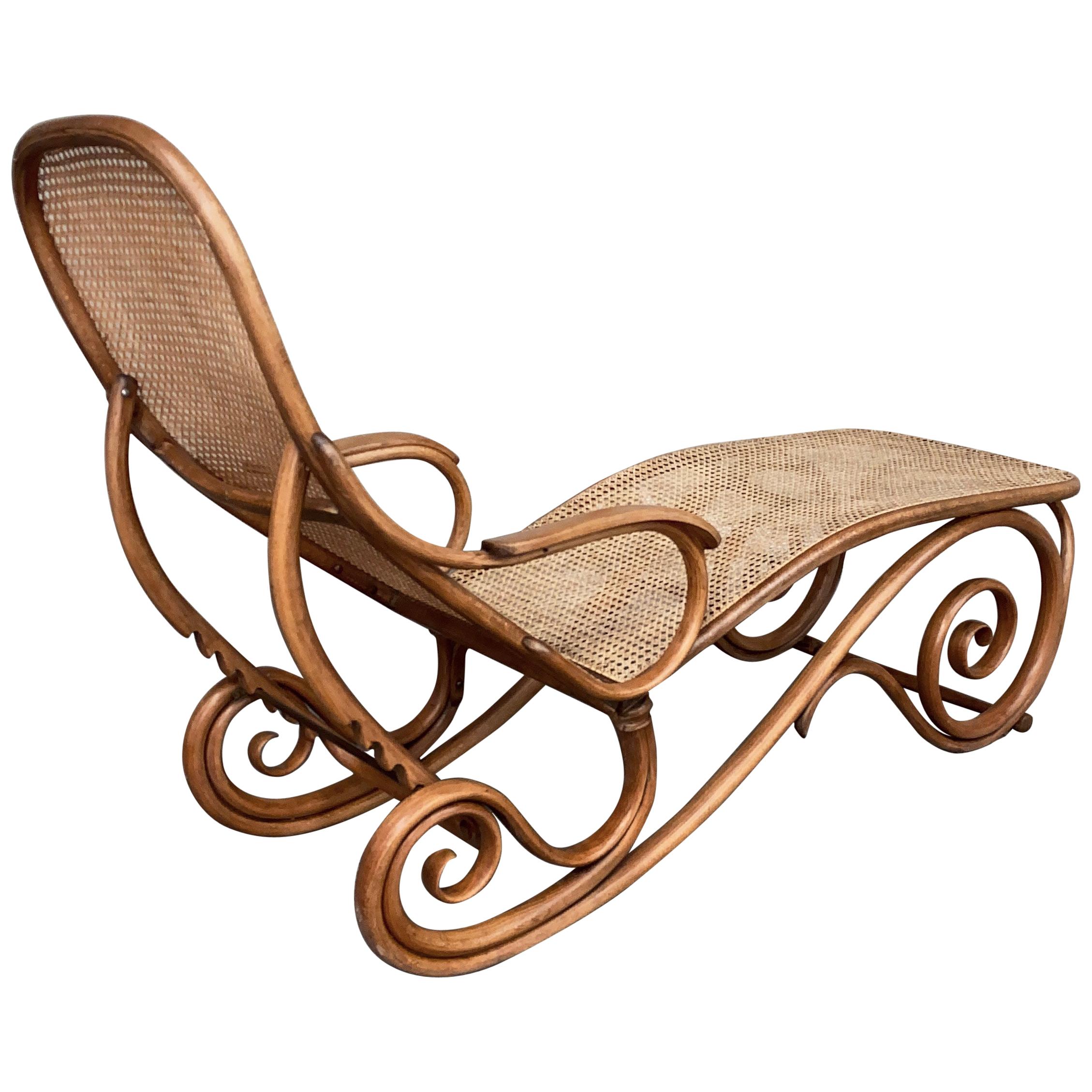 Michaël Thonet Gebrüder Thonet Austria Canapé en bois courbé en vente