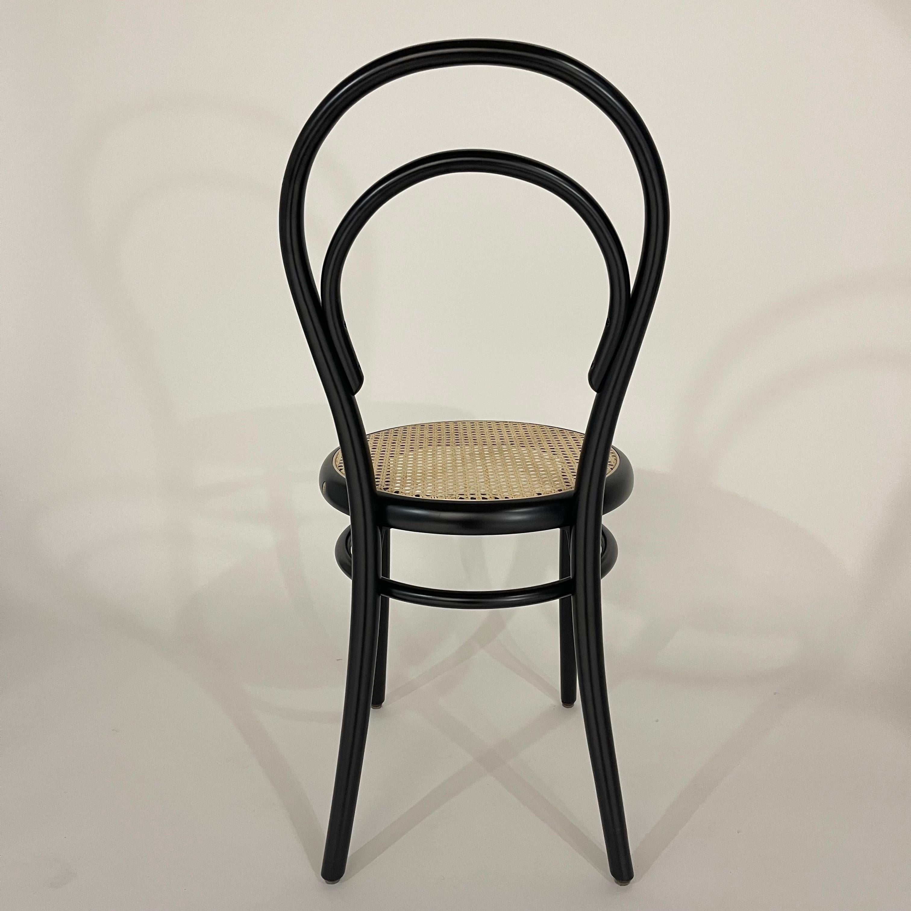 Painted Michael Thonet N. 14 Bistro Dining Chair, Austria For Sale
