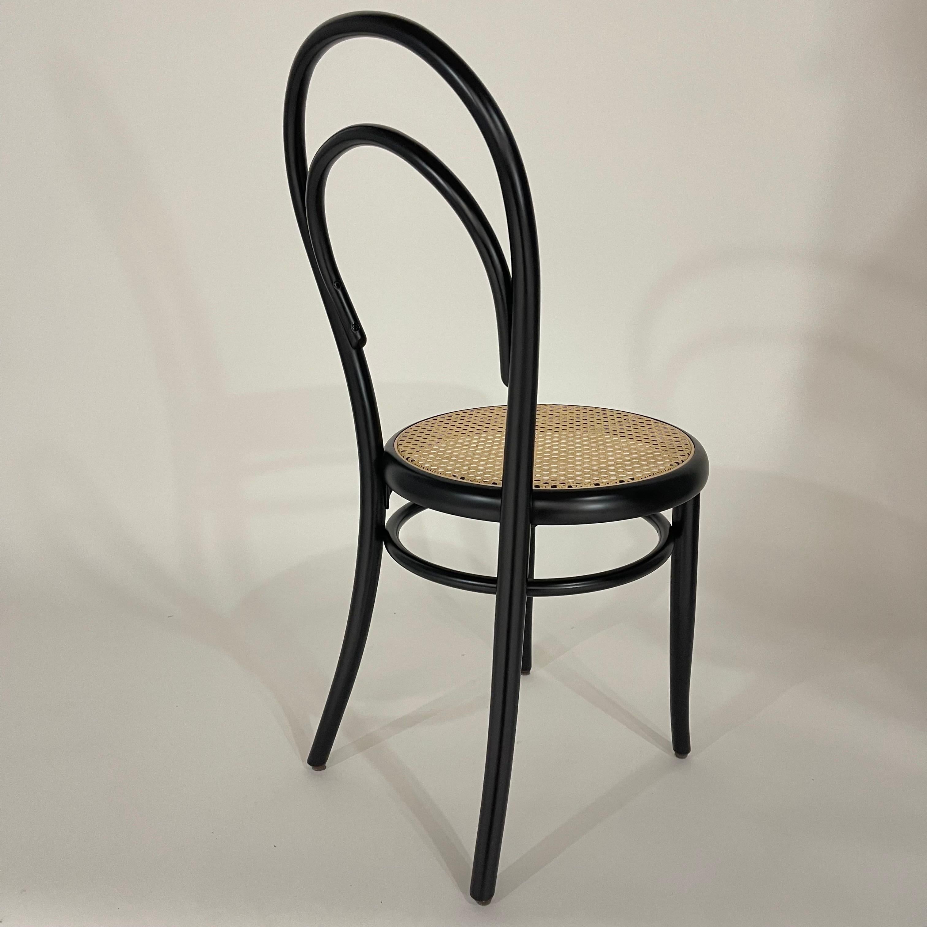 Painted Michael Thonet N. 14 Bistro Dining Chair, Austria For Sale