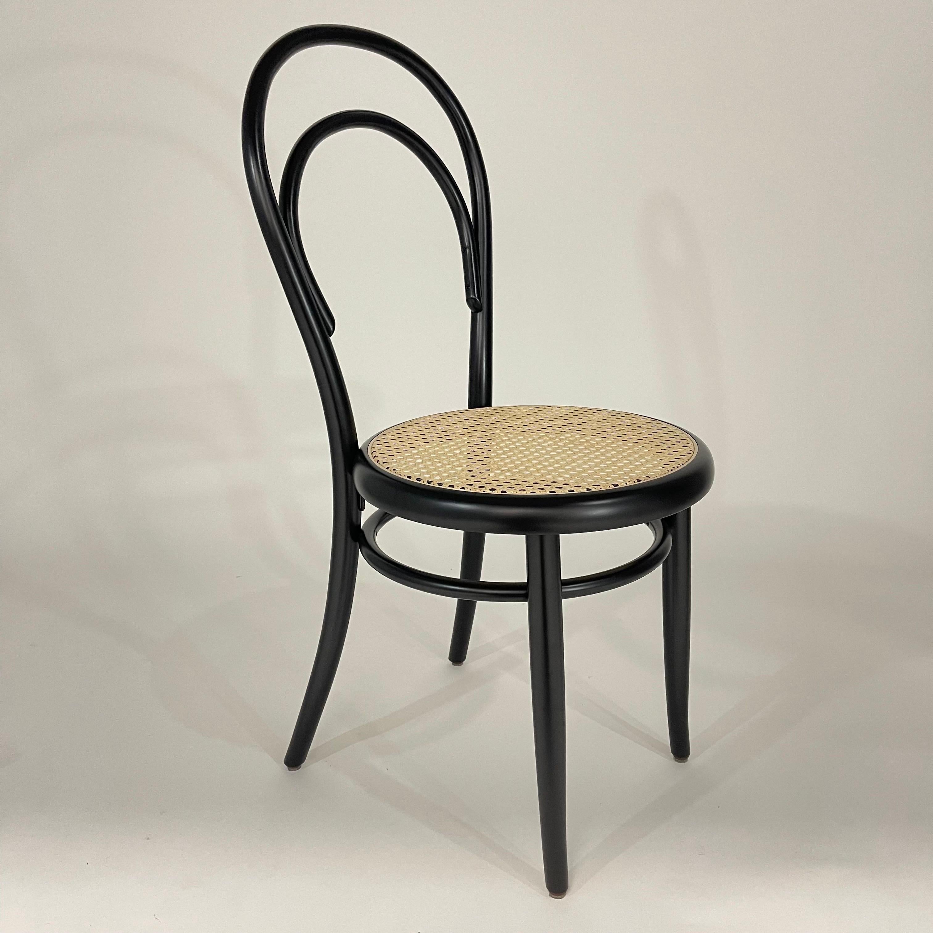 Wicker Michael Thonet N. 14 Bistro Dining Chair, Austria For Sale