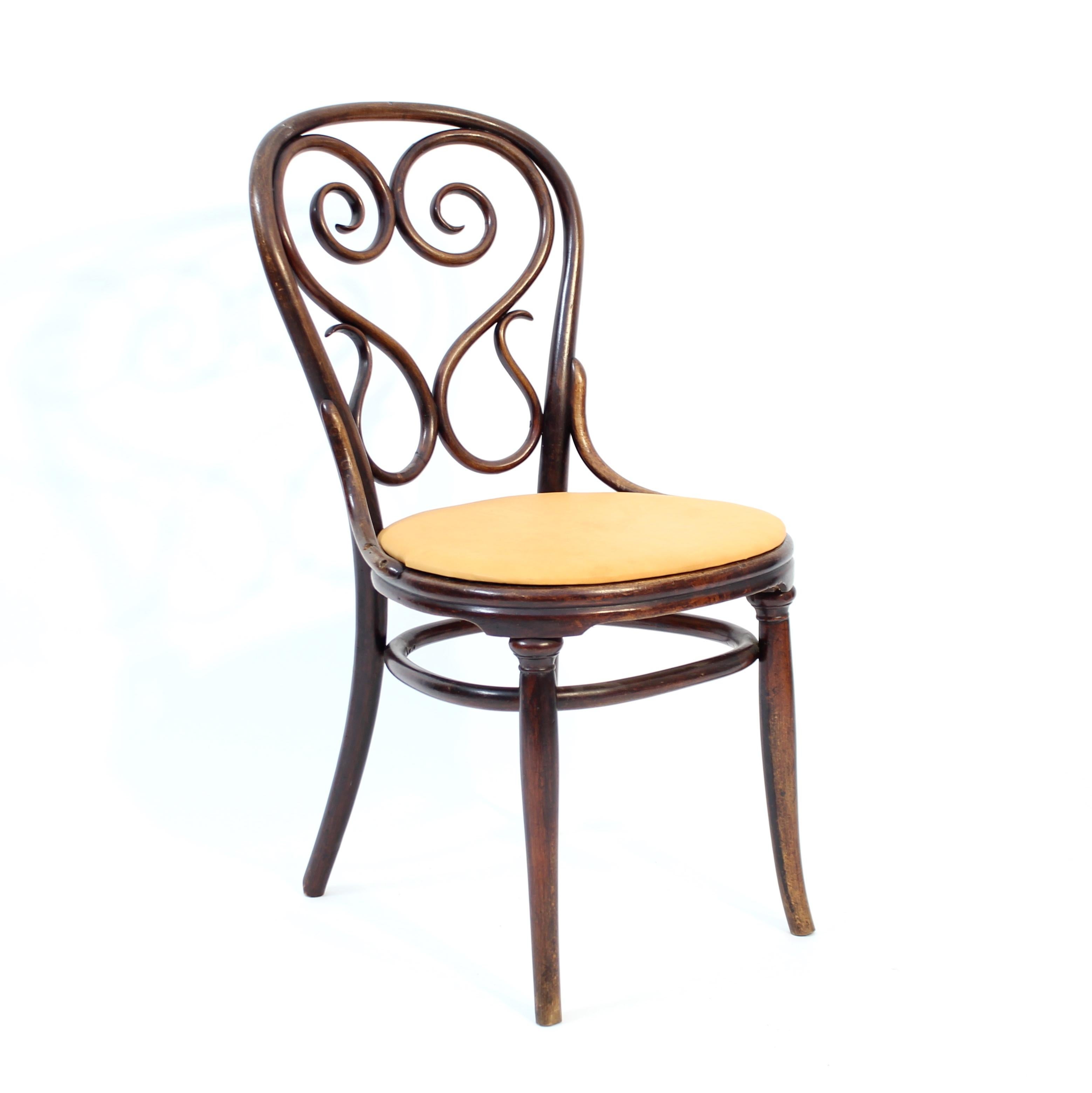 19th Century Michael Thonet, rare set of 4 Café Daum chairs for Thonet, 1849