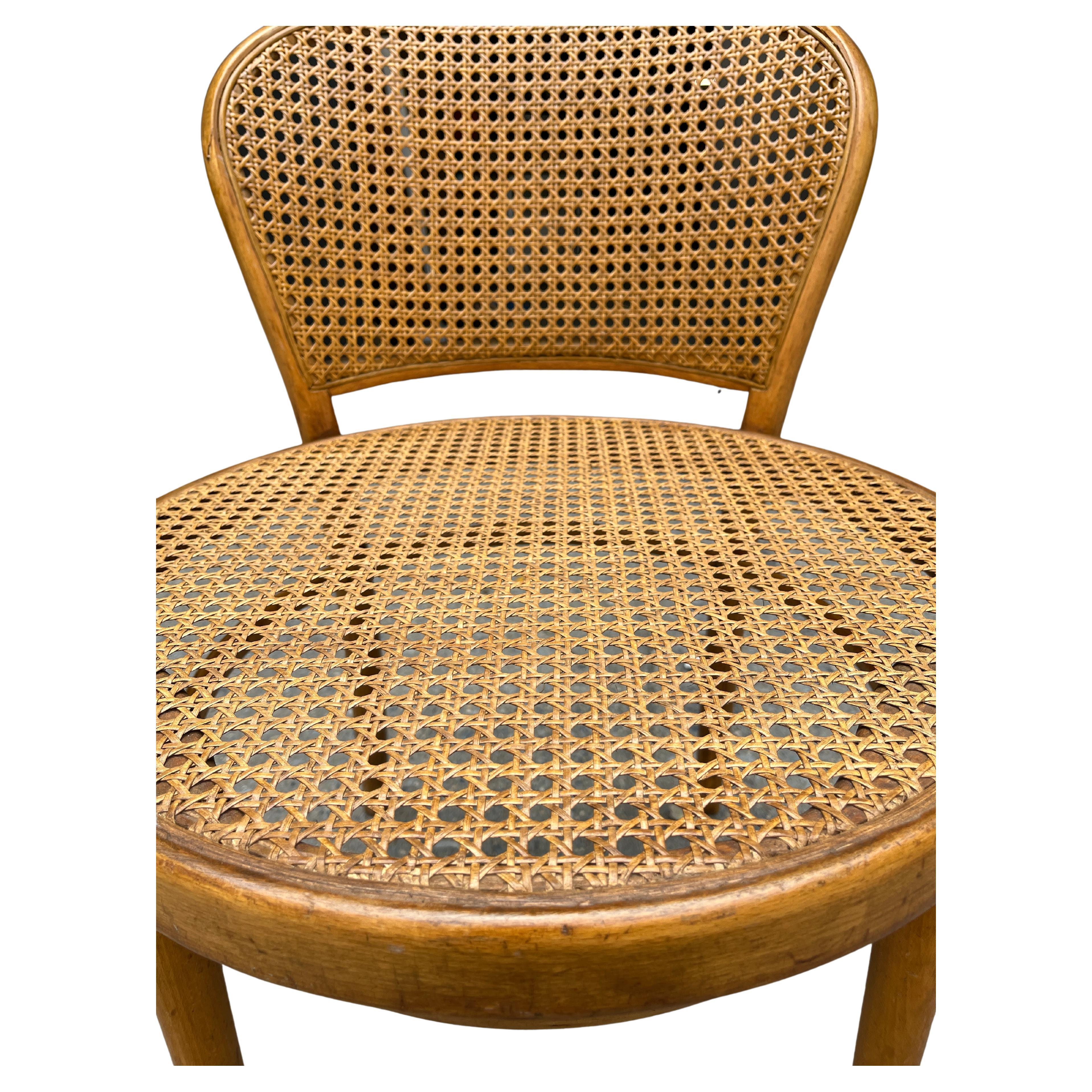 Austrian  Michael Thonet Solid Beechwood and Cane no. 210 Armchair For Sale