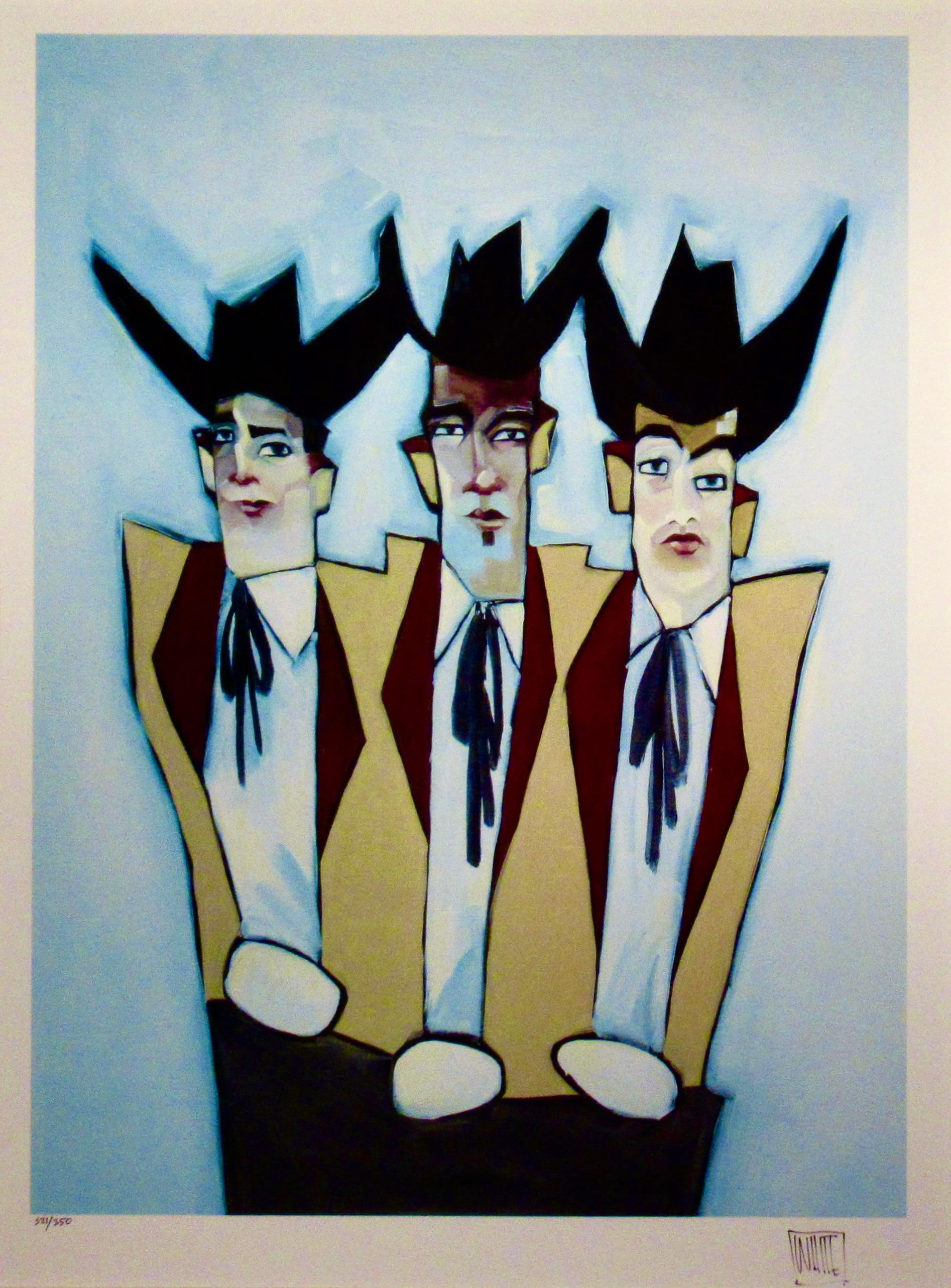 Crude Oil Men - Print by Michael Todd White