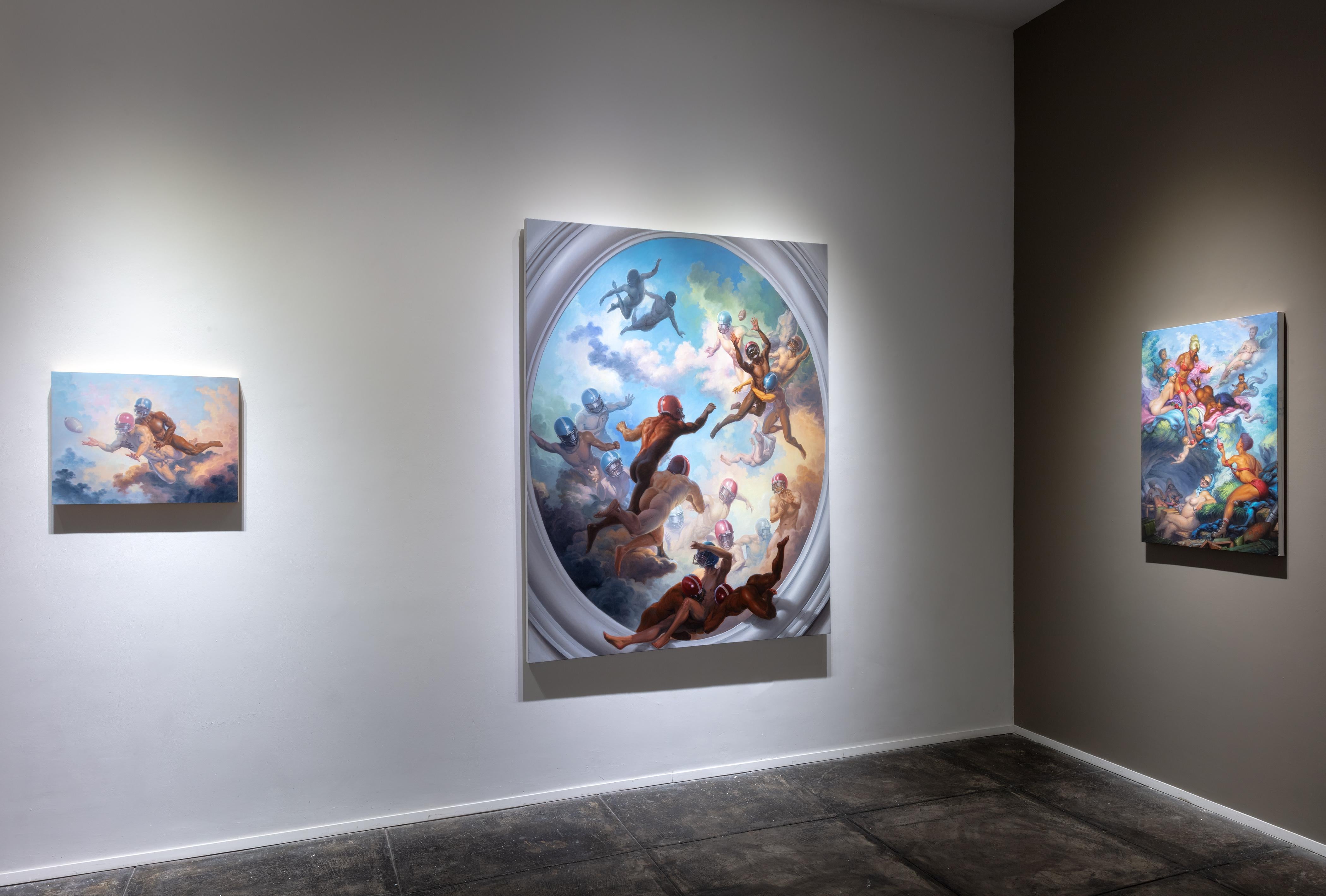 Fantasy Football (Zeitgenössisch), Painting, von Michael Tole