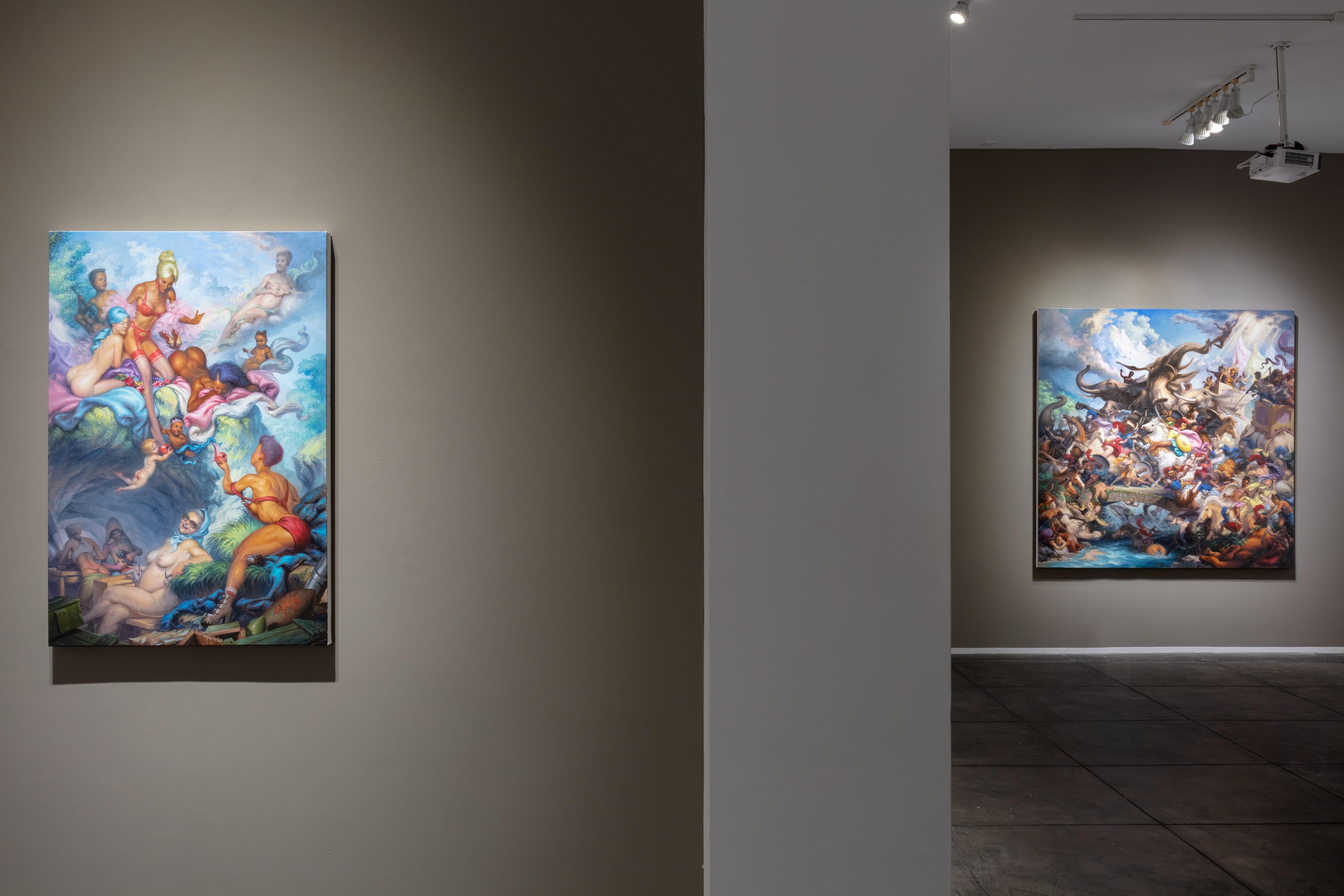 Hannah Belle führte ihre Truppen in der Schlacht von Trebbia (Zeitgenössisch), Painting, von Michael Tole