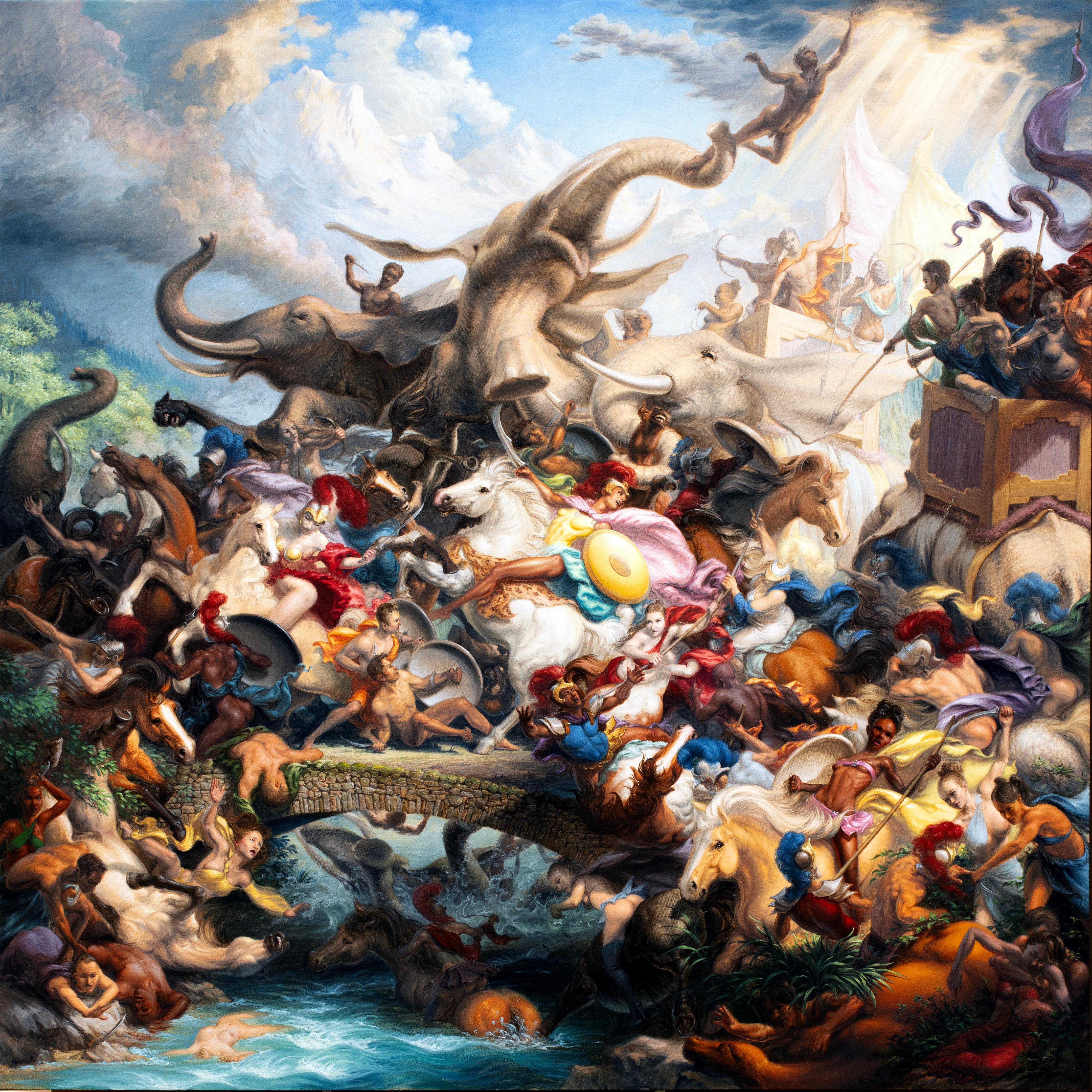 Hannah Belle Leading Her Forces at the Battle of Trebbia