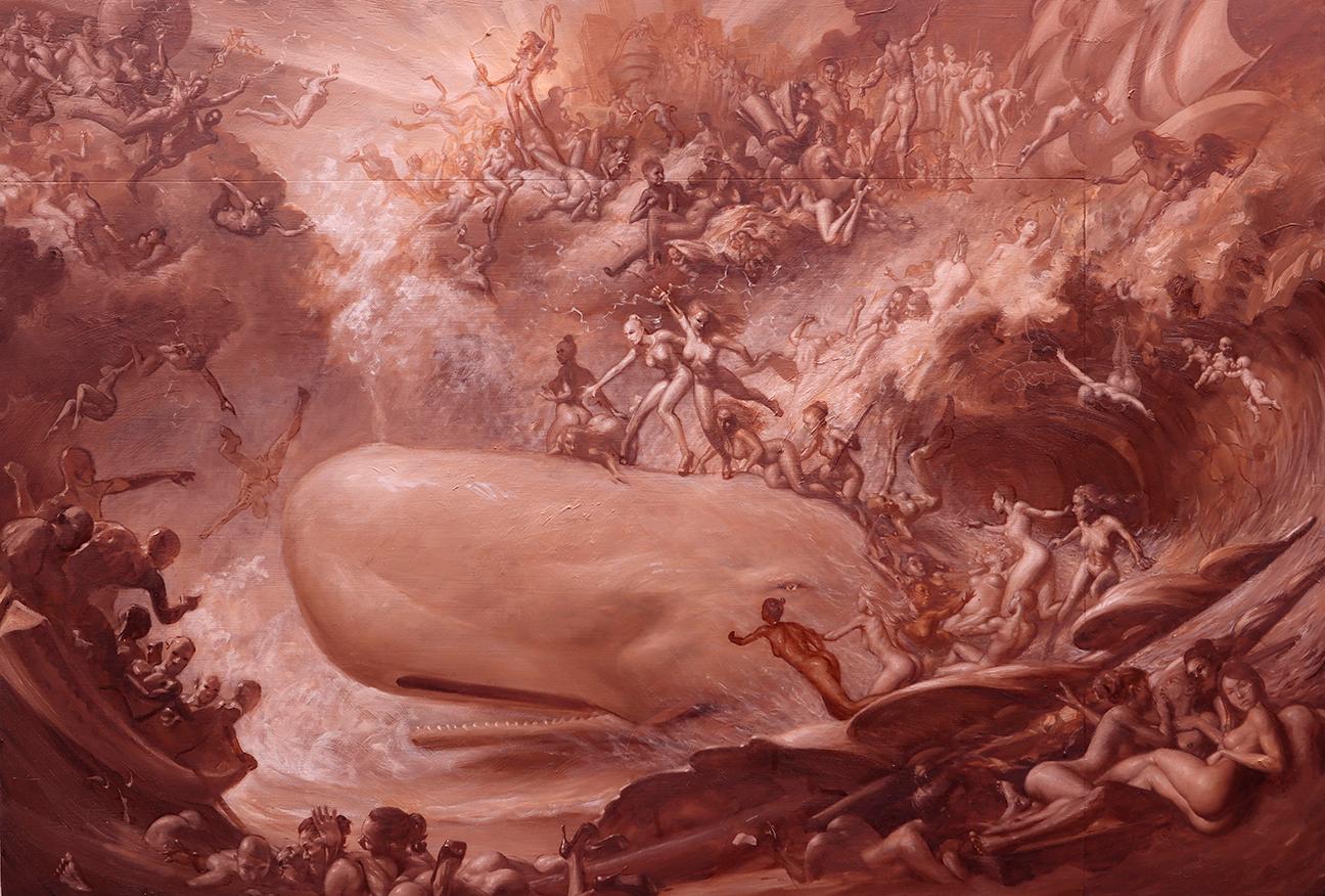Study of Triumph of Venus and Galatea - Painting by Michael Tole