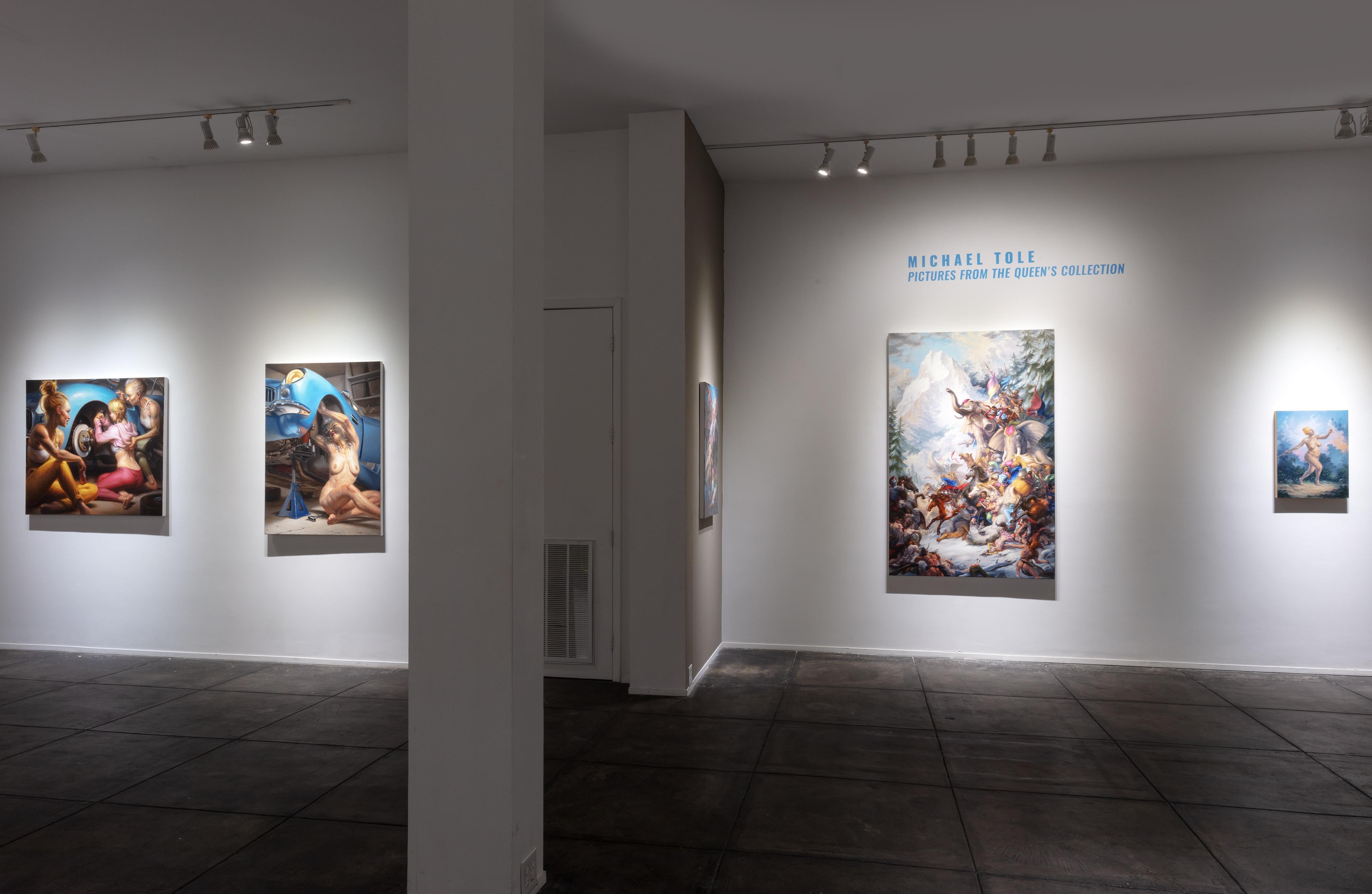 Il lanciatore di giavellotto - Painting di Michael Tole