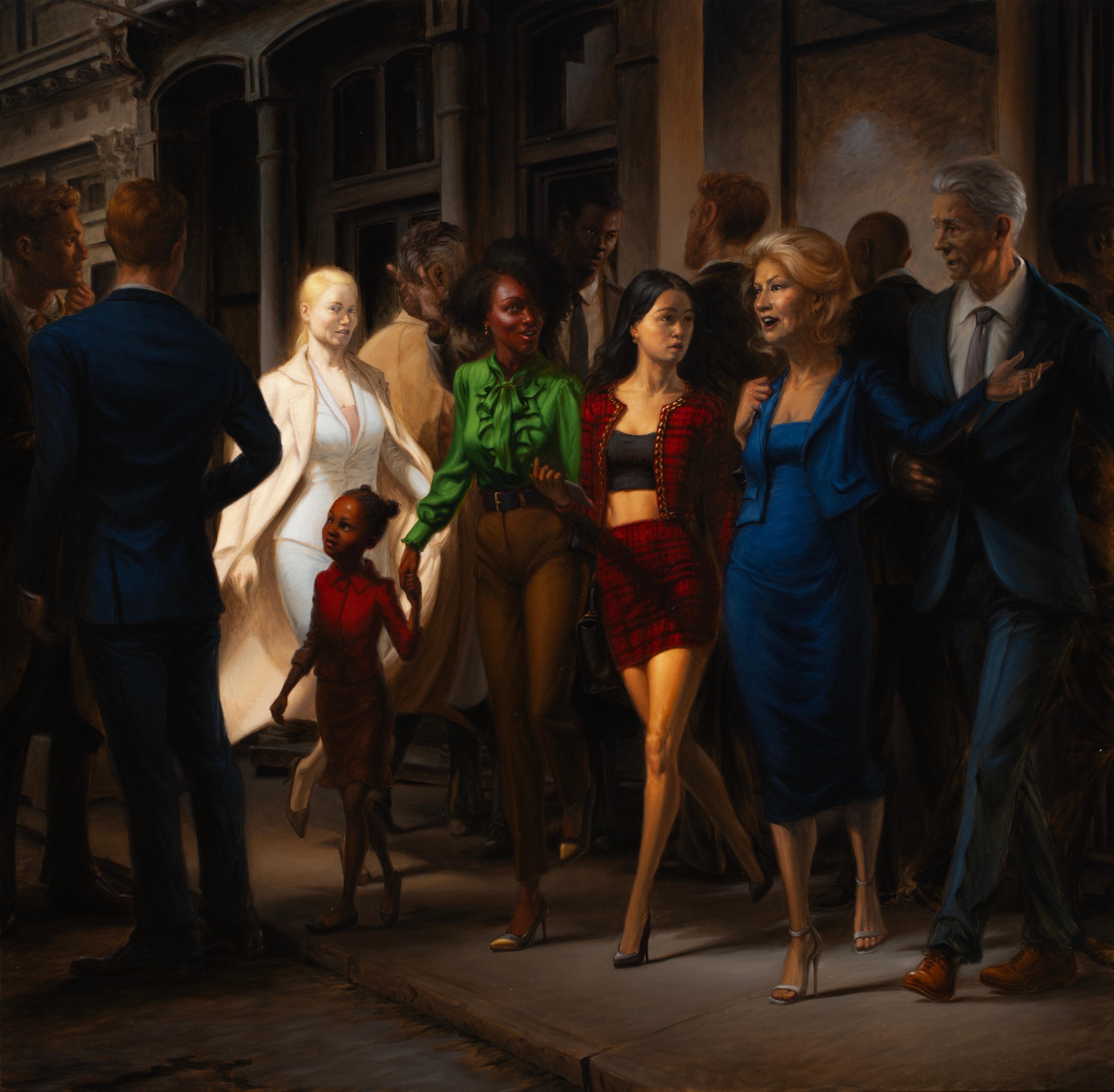 Figurative Painting di Michael Tole - Il Racconteur