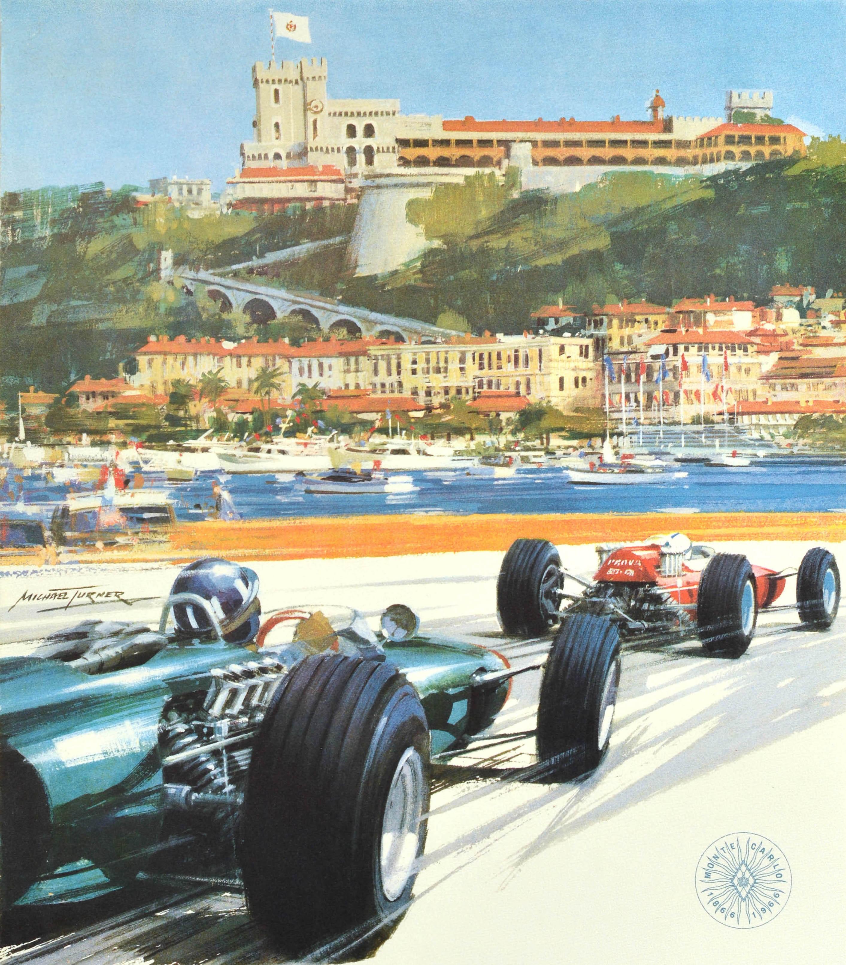 Poster originale d'epoca del Gran Premio di Monaco 1966 di Formula Uno 1