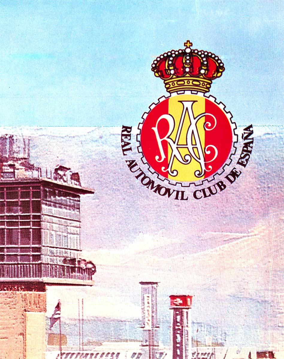 Original XXII Gran Premiio de Espana vintage racing poster, Formula 1 - American Modern Print by Michael Turner