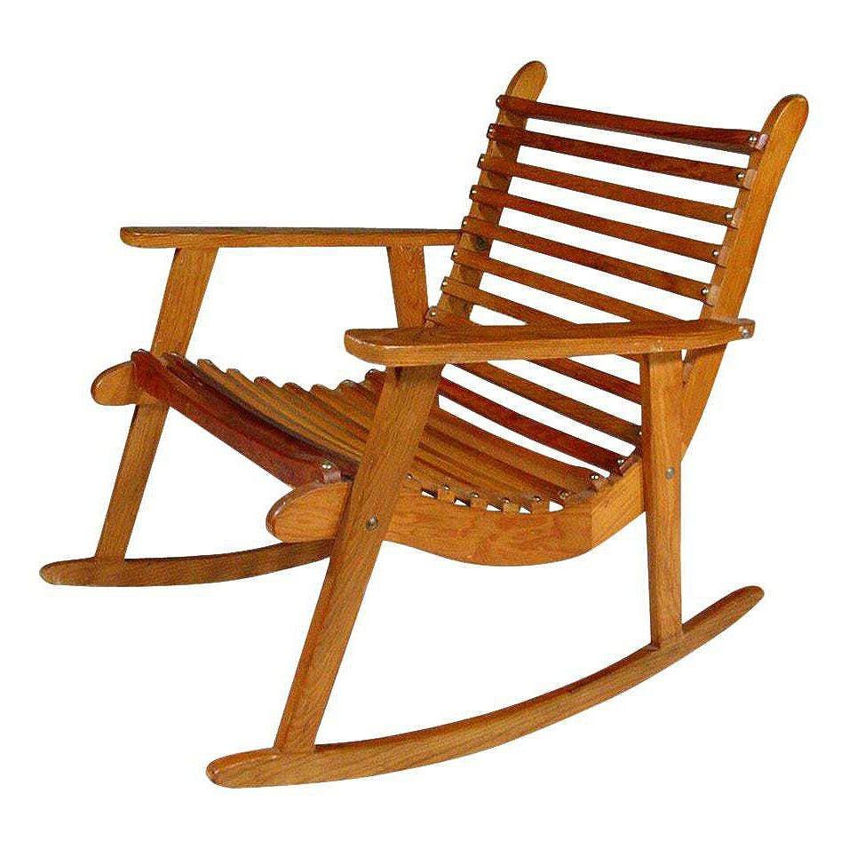 Mid-Century moderno Sedia a dondolo Michael Van Beuren Easy, coppia per Domus in vendita