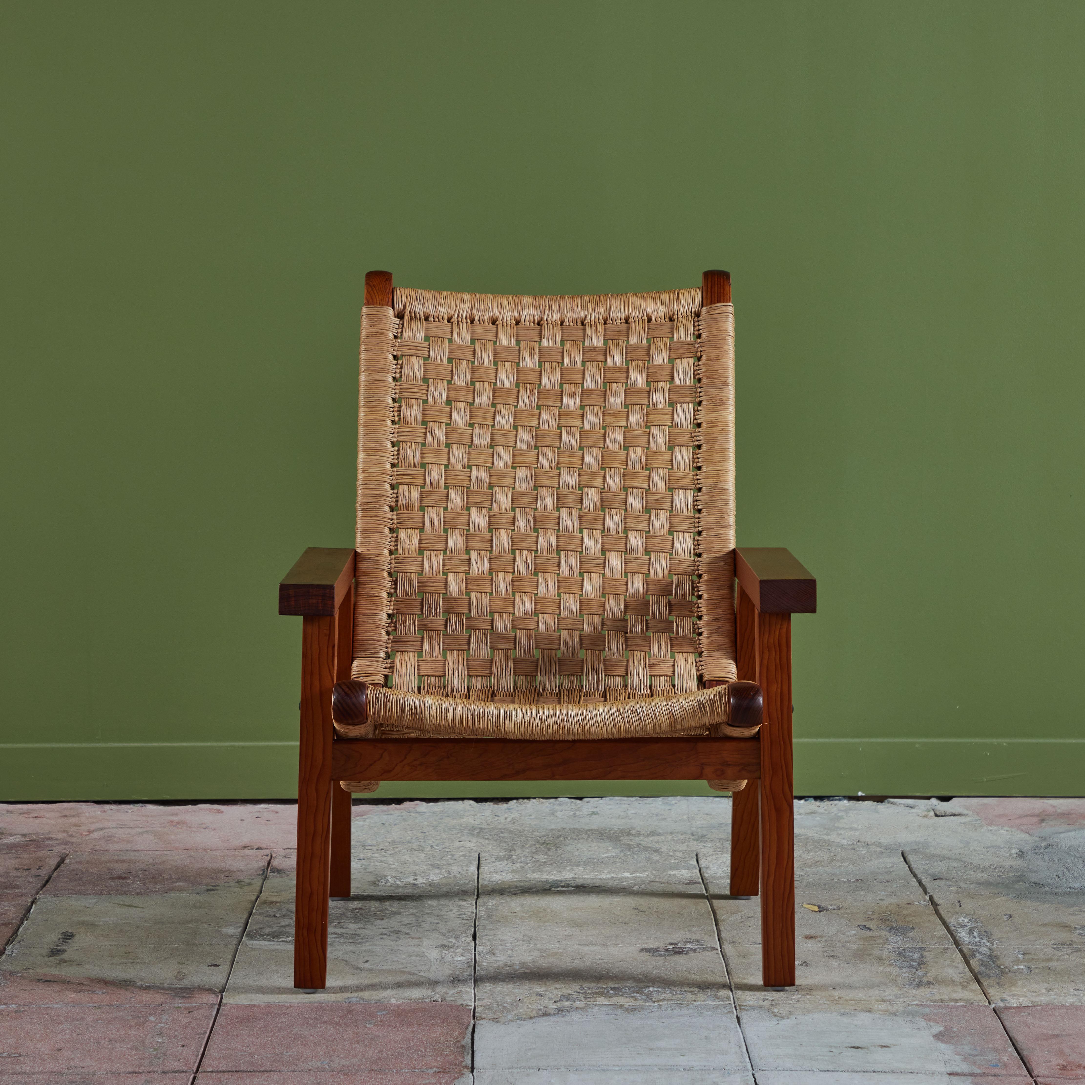 Mid-Century Modern Michael van Beuren High Back Lounge Chair for Domus For Sale