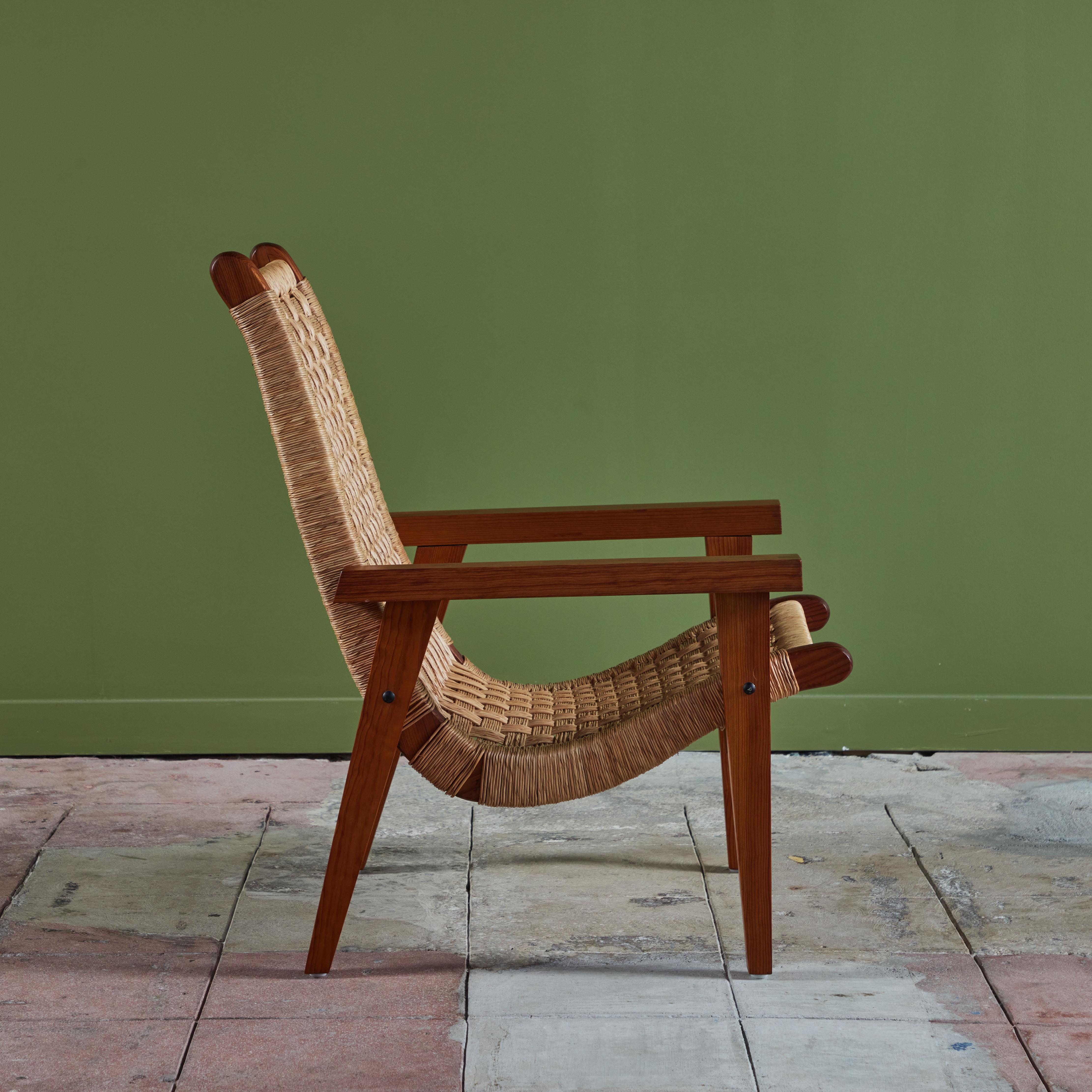 Mexican Michael van Beuren High Back Lounge Chair for Domus For Sale