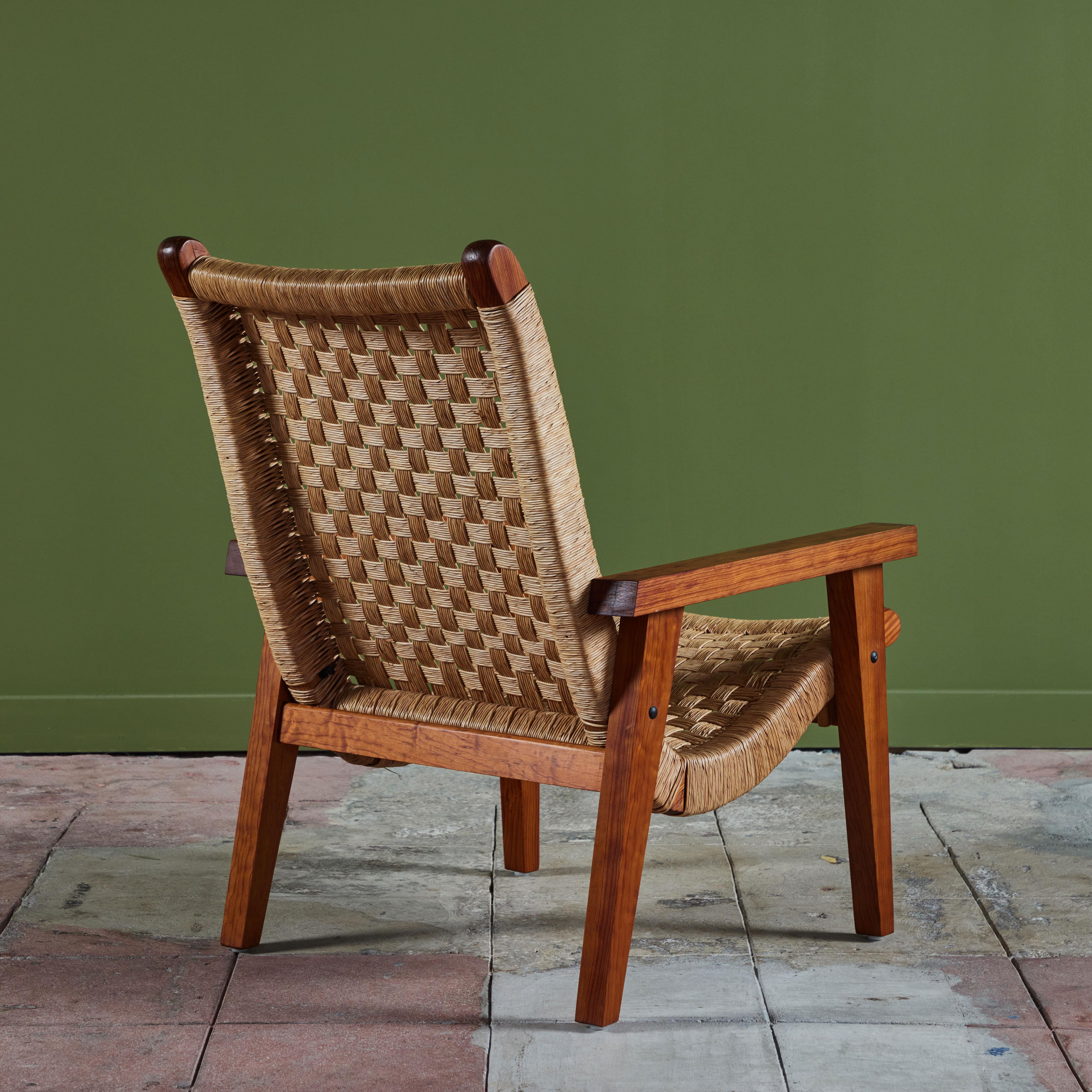 Mid-20th Century Michael van Beuren High Back Lounge Chair for Domus For Sale