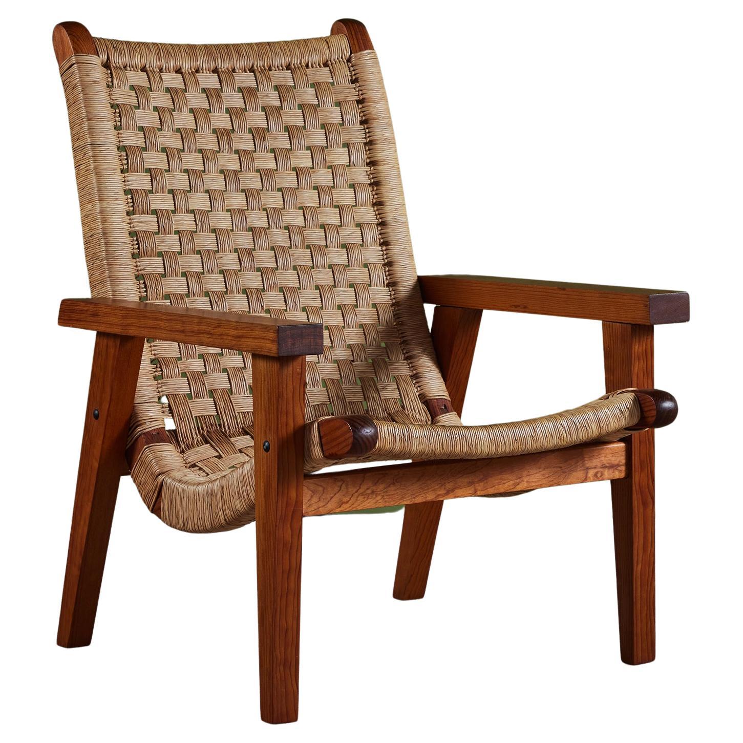 Michael van Beuren High Back Lounge Chair for Domus For Sale