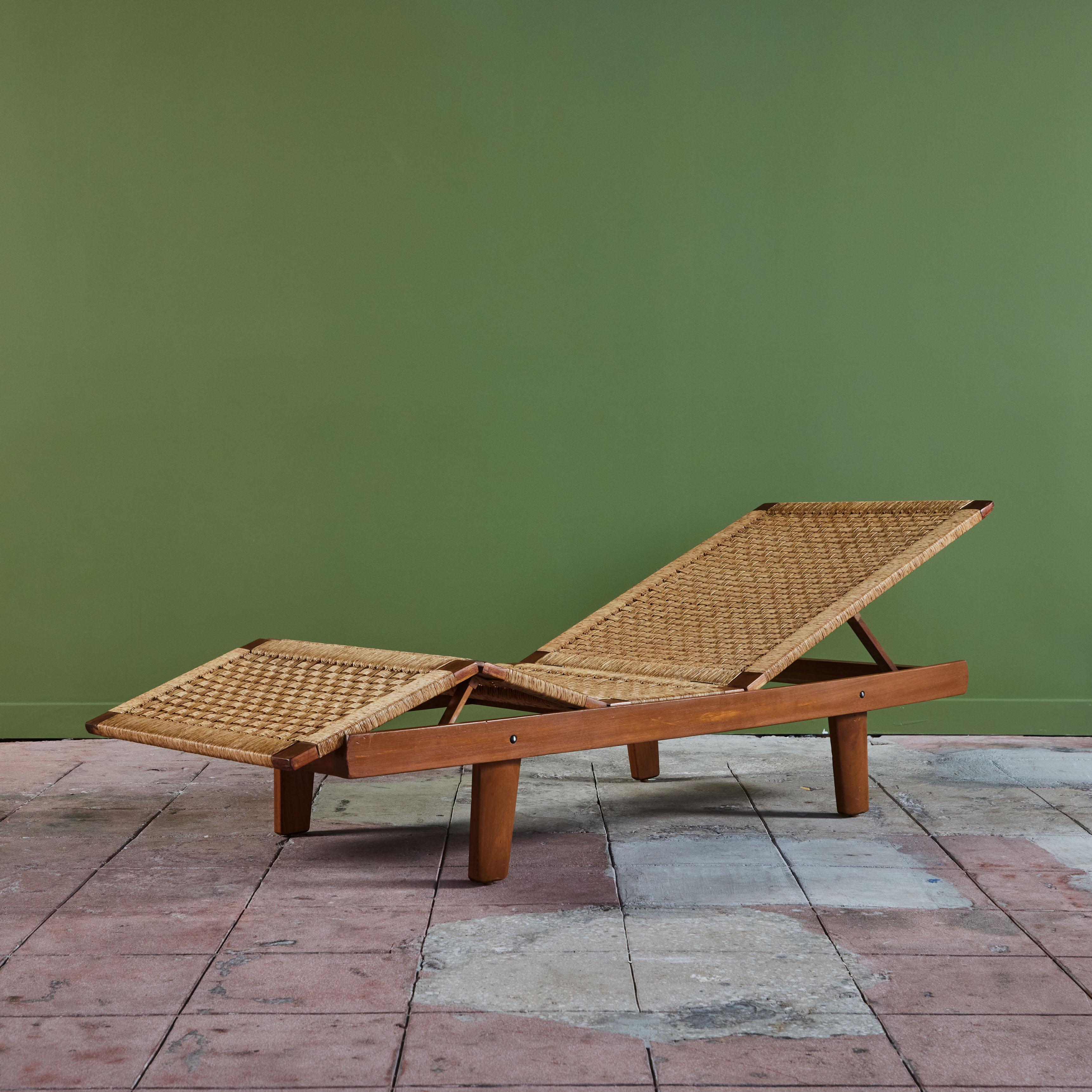 Rattan Michael Van Beuren Lounge Chair Bench For Sale