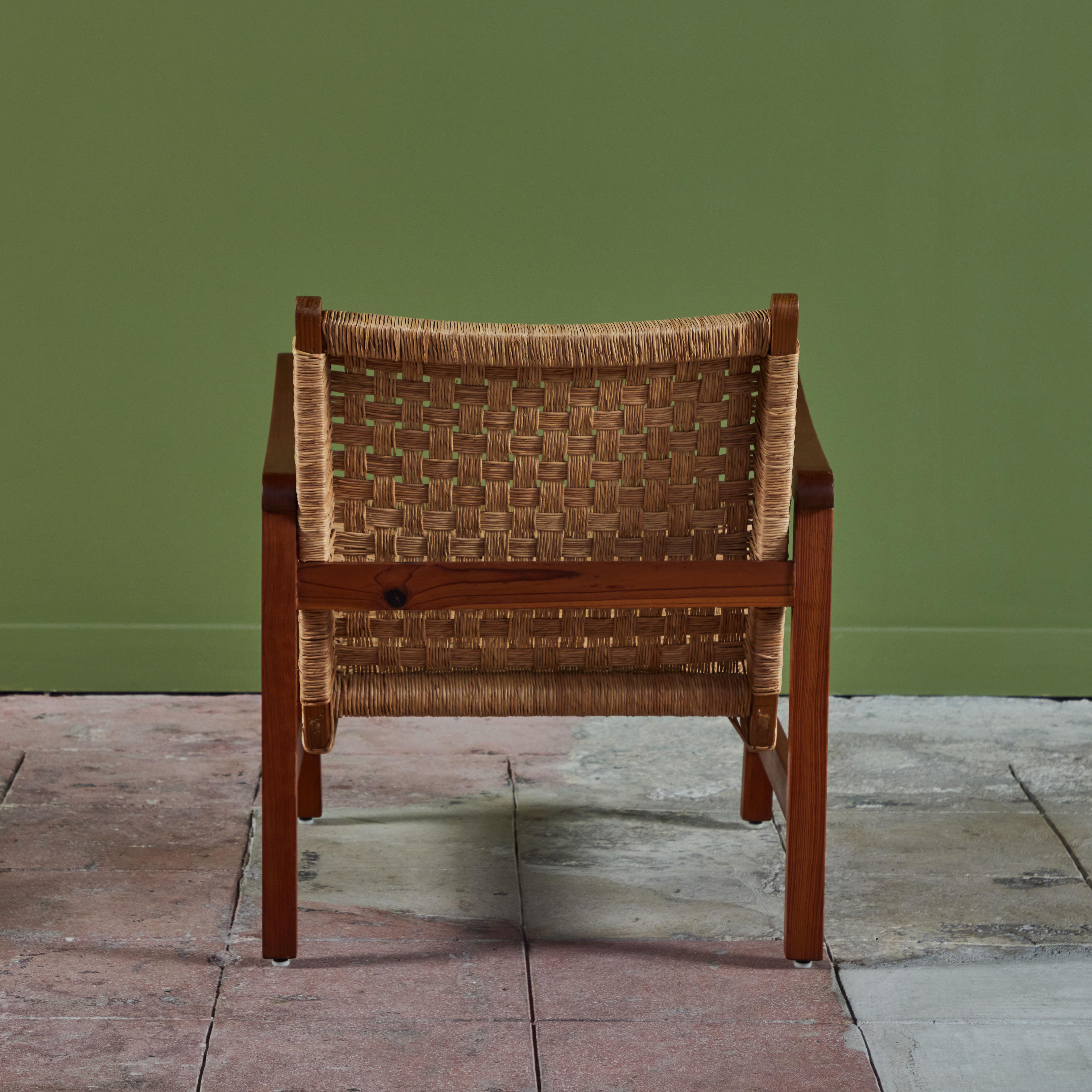 Cord Michael Van Beuren Lounge Chair for Domus For Sale