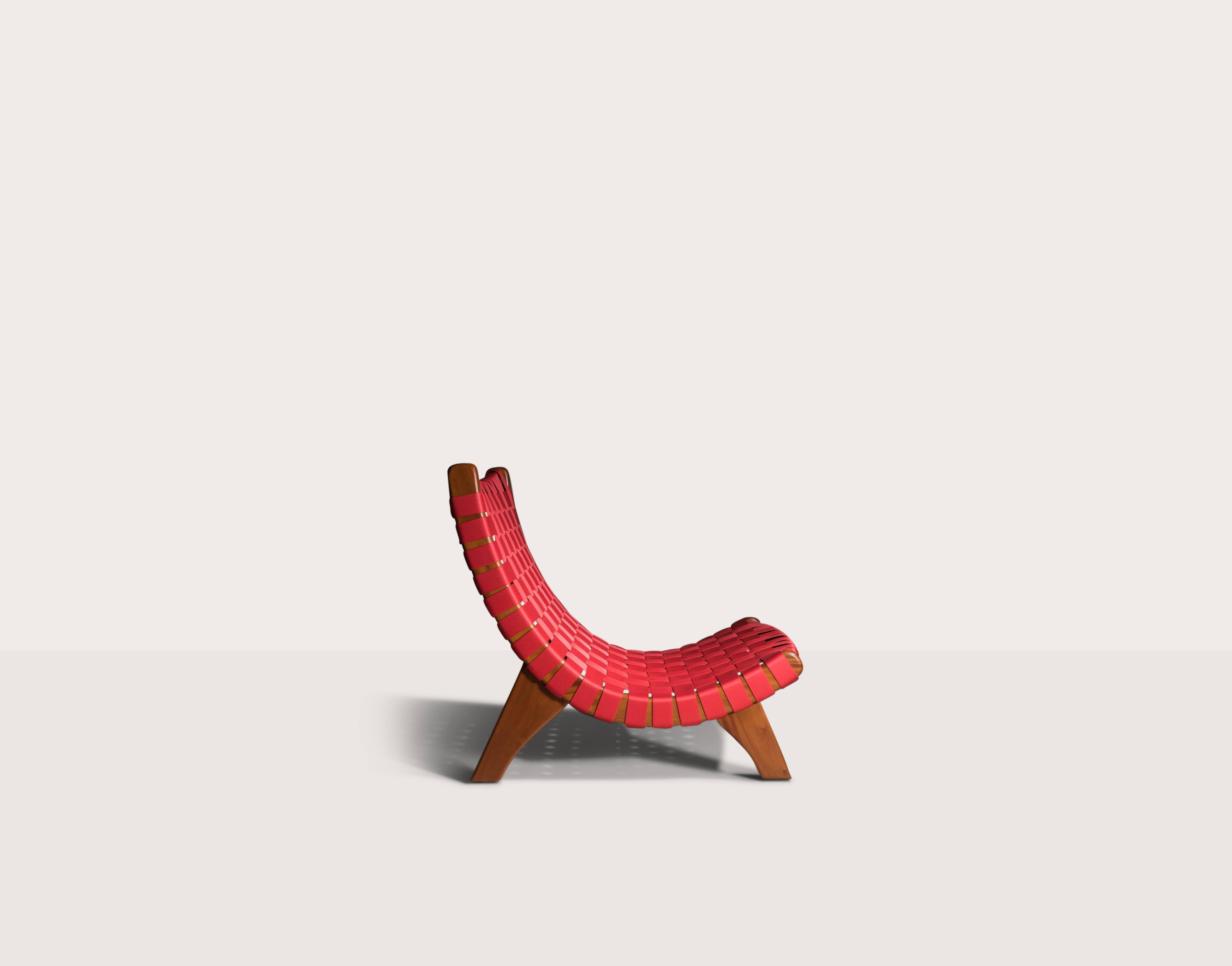 Mexikanischer modernistischer Loungesessel San Miguel von Michael van Beuren aus Luteca (Moderne der Mitte des Jahrhunderts) im Angebot