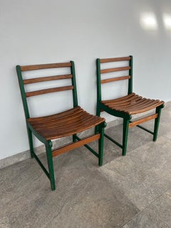 Coppia di sedie originali di Michael van Beuren per Domus