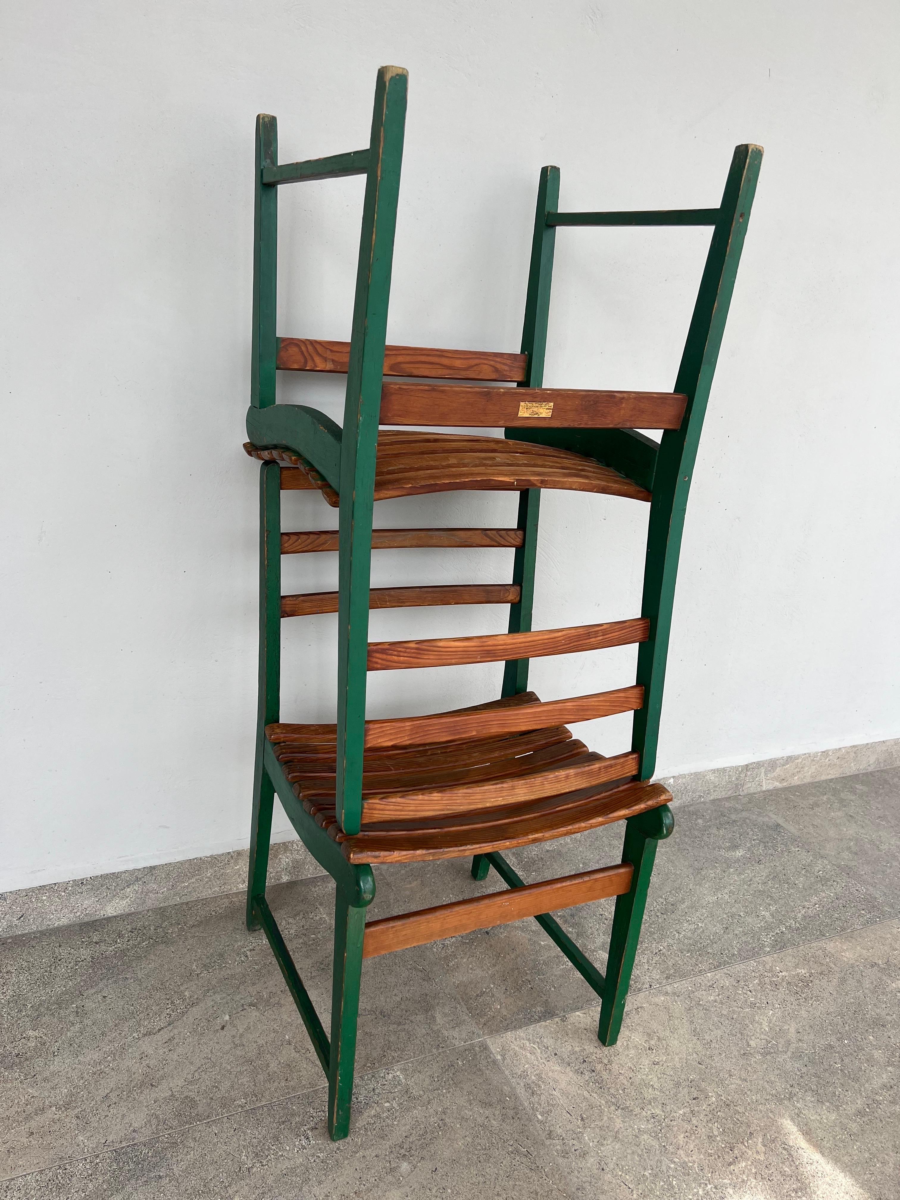 Paire de chaises originales Michael van Beuren pour Domus en vente 1