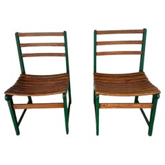 Paire de chaises originales Michael van Beuren pour Domus