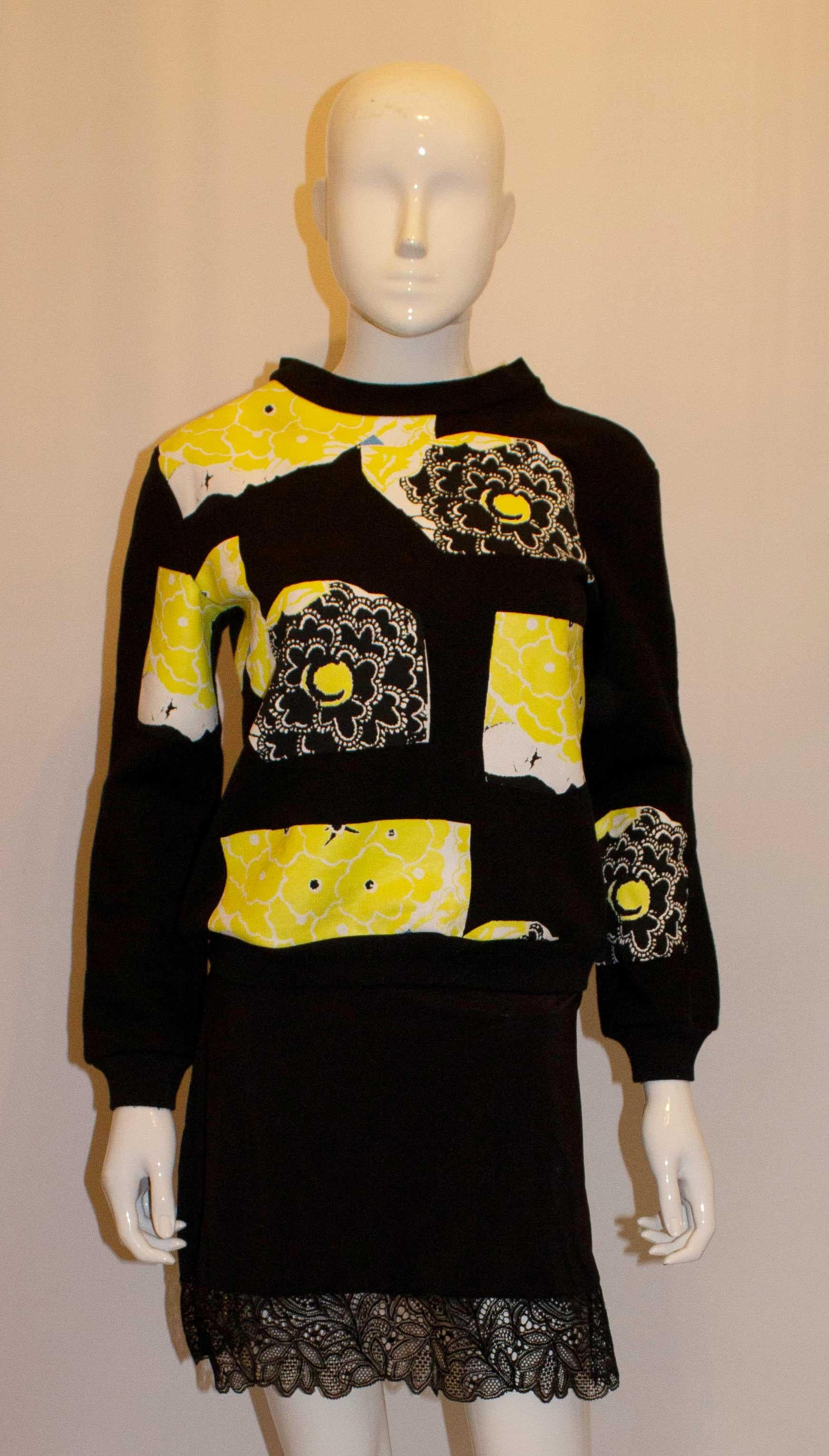 Michael van der Ham Colourful Sweatshirt In Good Condition For Sale In London, GB