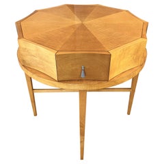 Michael Vanderbyl for Baker Archetype Decagonal Lamp Table with Drawer, 1990
