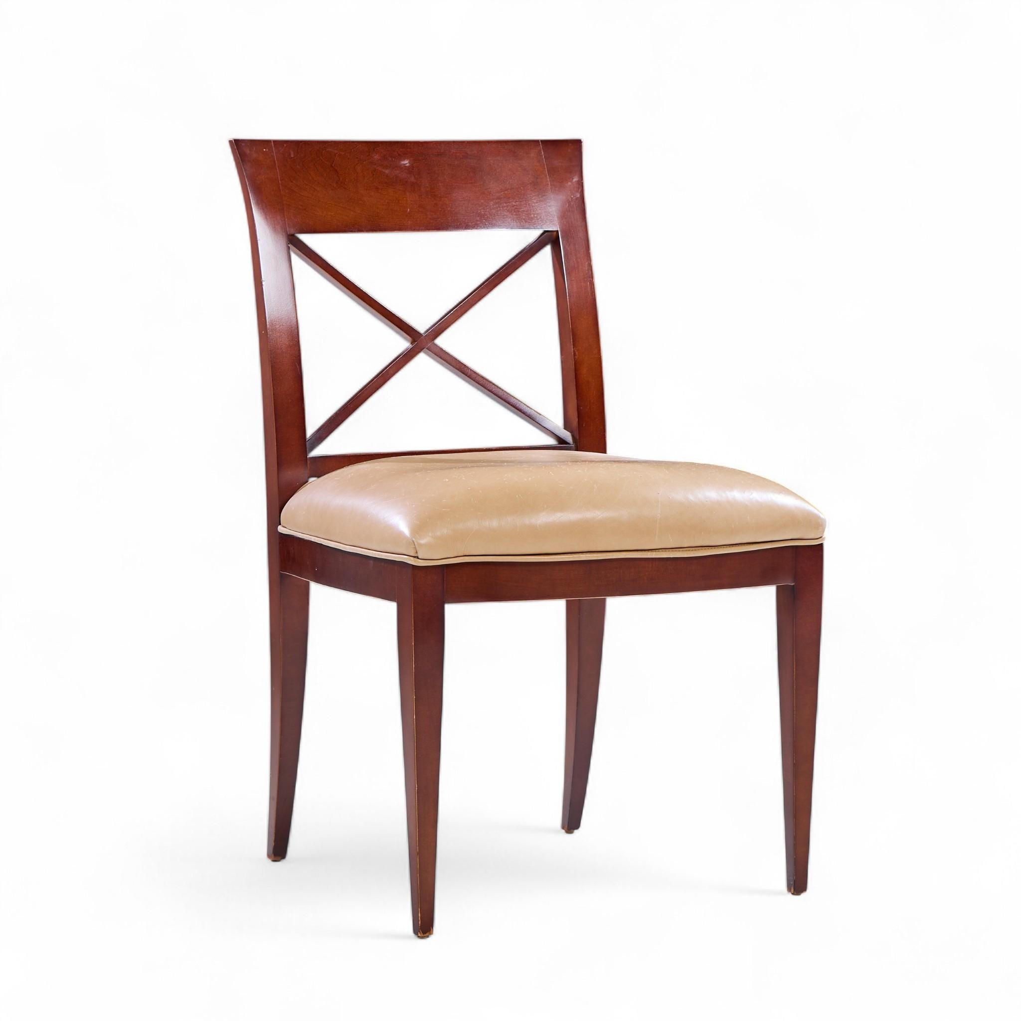 American Michael Vanderbyl for Baker Archetype Dining Chairs - Set of 6 For Sale