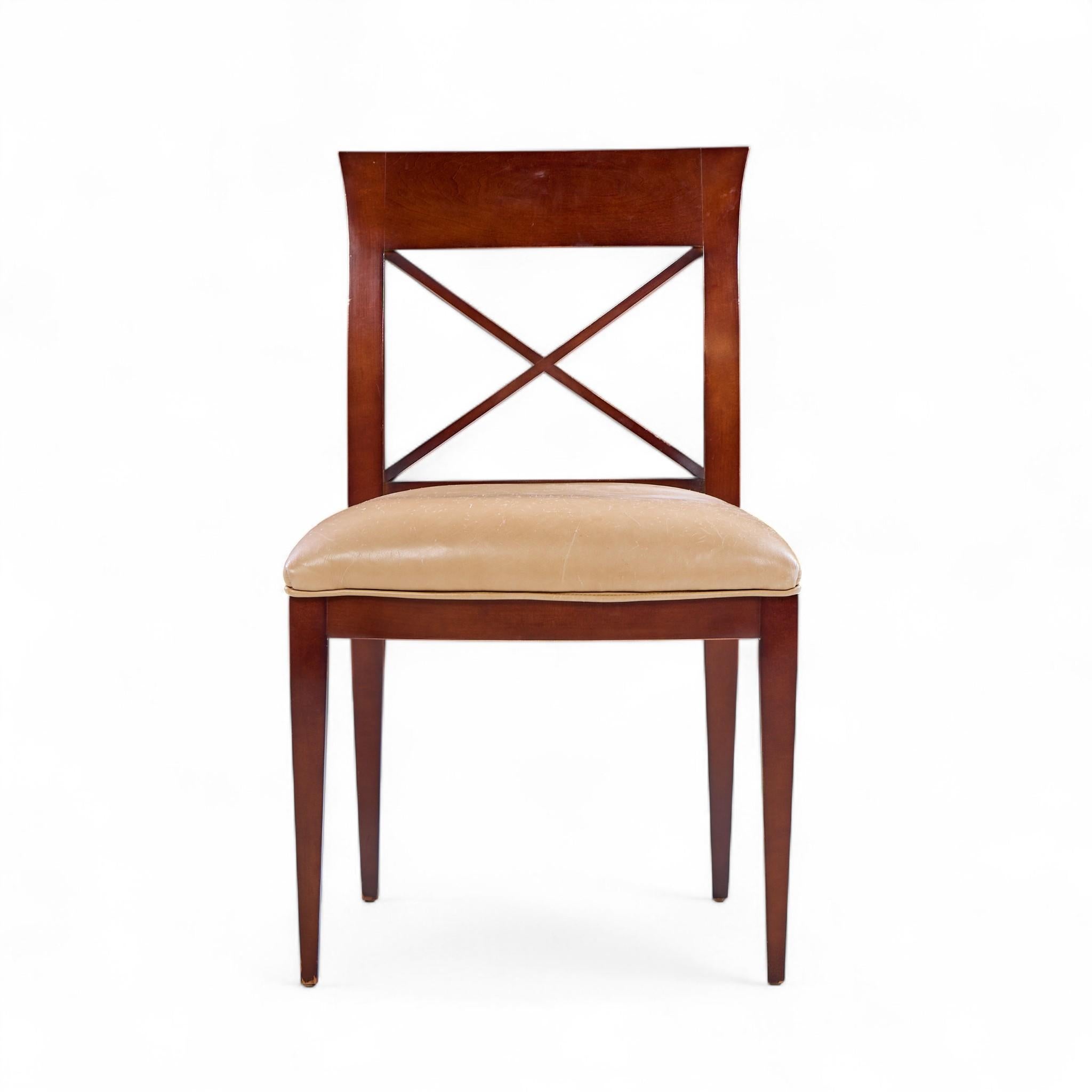 Michael Vanderbyl for Baker Archetype Dining Chairs - Set of 6 In Good Condition For Sale In Franklin Park, IL