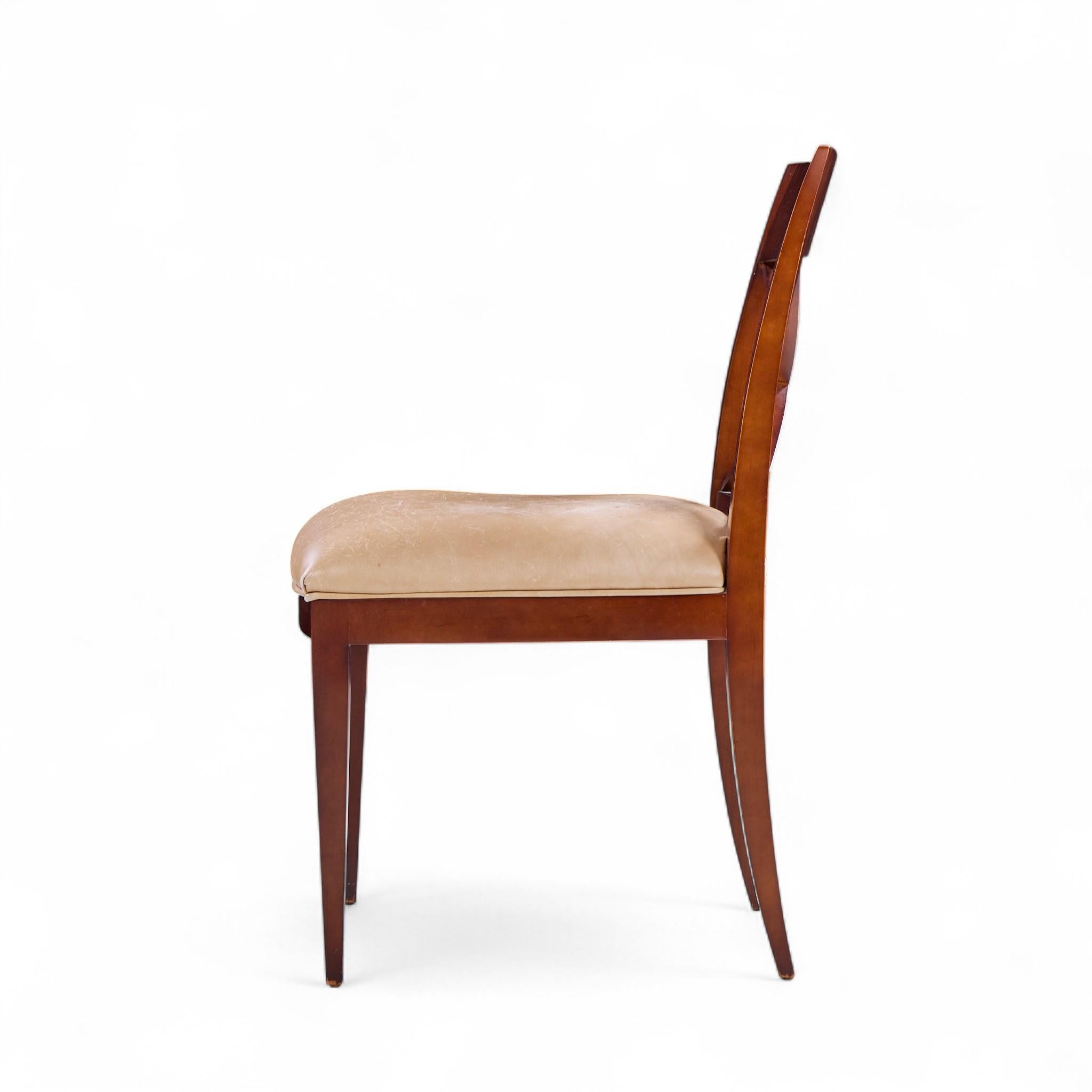 Upholstery Michael Vanderbyl for Baker Archetype Dining Chairs - Set of 6 For Sale