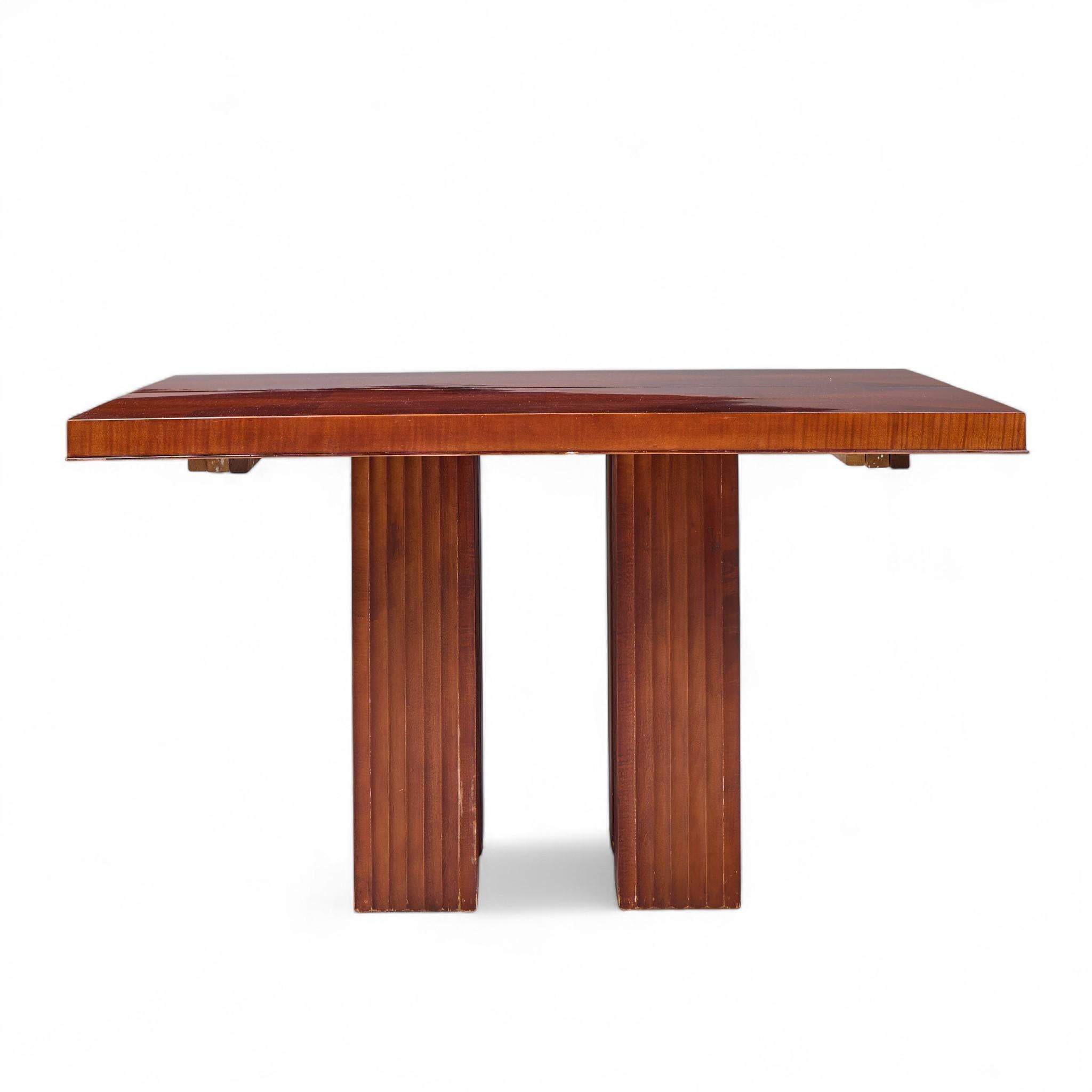 Michael Vanderbyl para Baker Mesa de comedor extensible arquetipo caoba - 1 hoja en Bueno estado para la venta en Franklin Park, IL